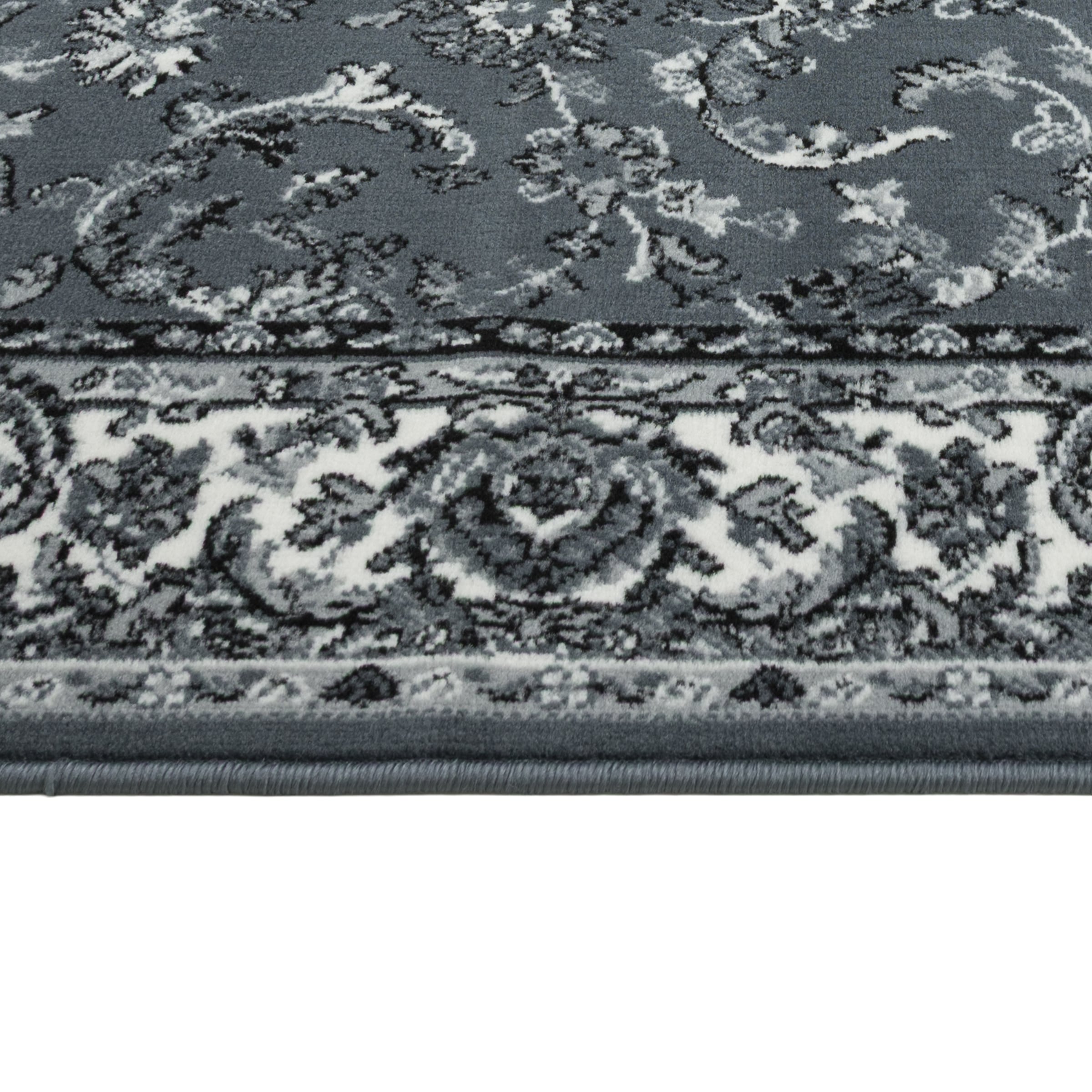OTTO home Teppich »Ezzo, mit Bordüre, Made in Belgium«, rechteckig, 7 mm Höhe, Orient-Optik, mit Bordüre, Teppich, Kurzflor, Weich, Wohnzimmer