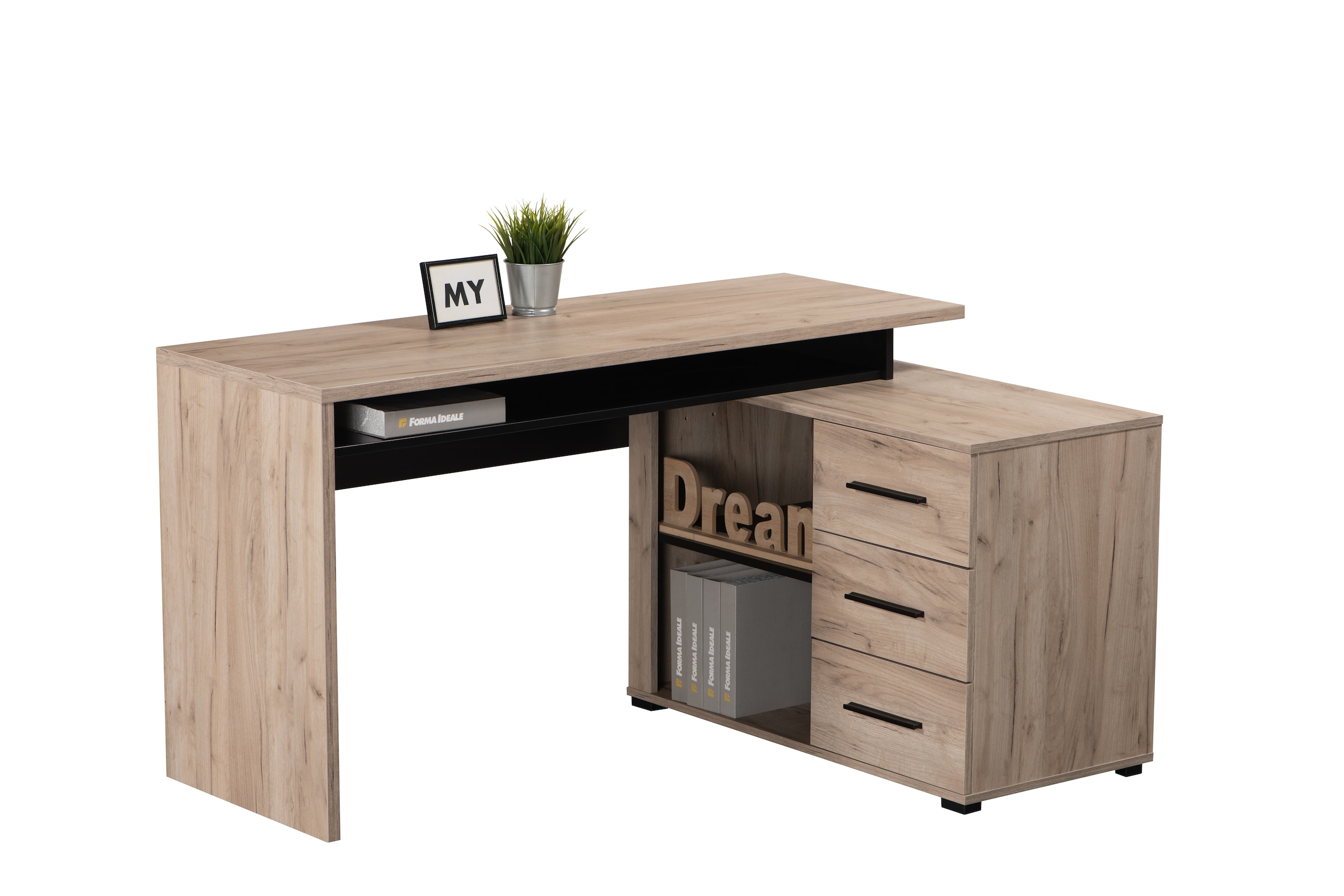 INOSIGN Schreibtisch »Arhimed«, zeitlos und praktisch, Home Office geeignet
