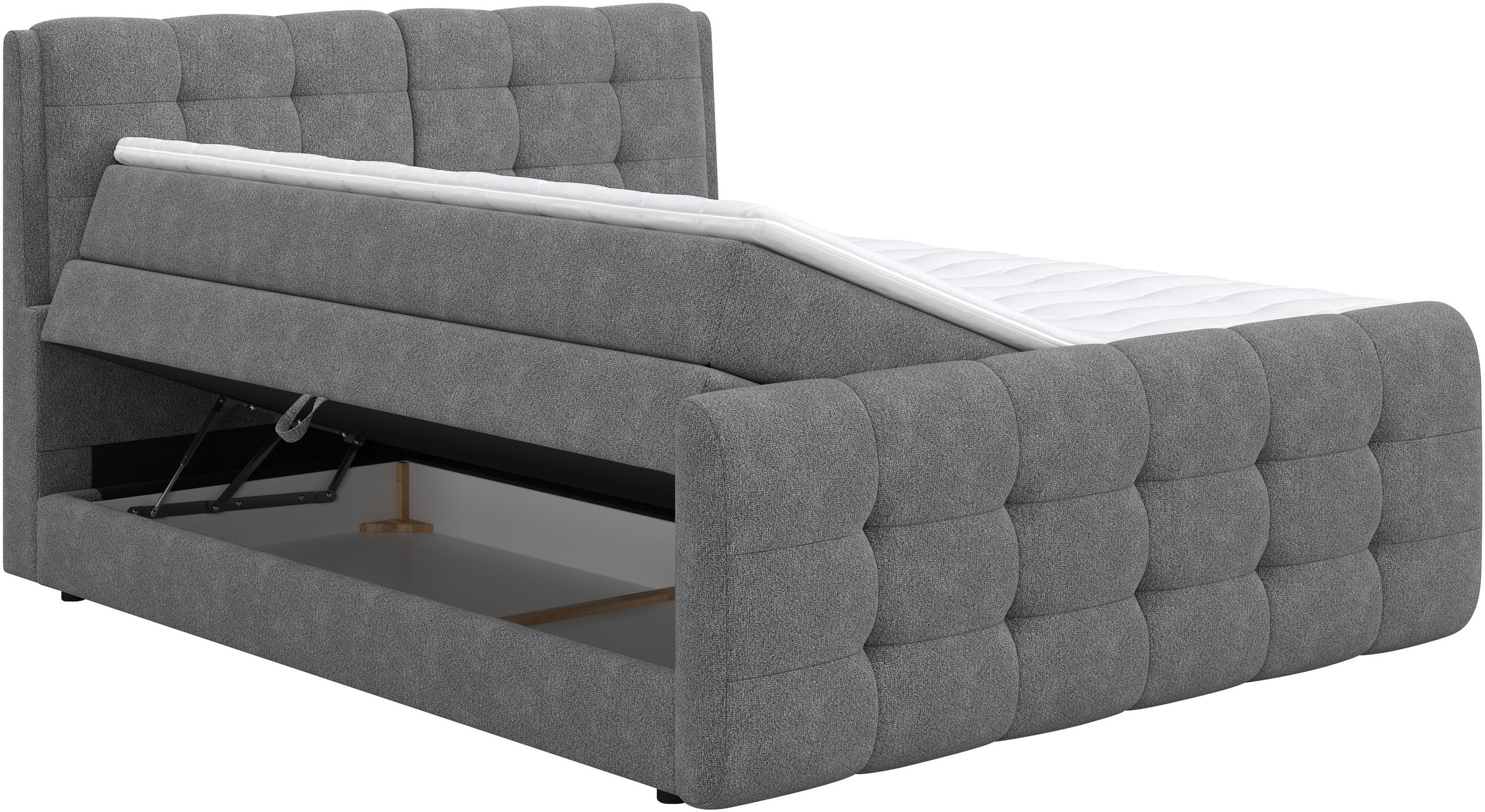 COTTA Boxspringbett »Fort mit Bettkasten, inkl. Topper«, erhältlich in verschiedenen Breiten (160cm, 180cm & 200cm)