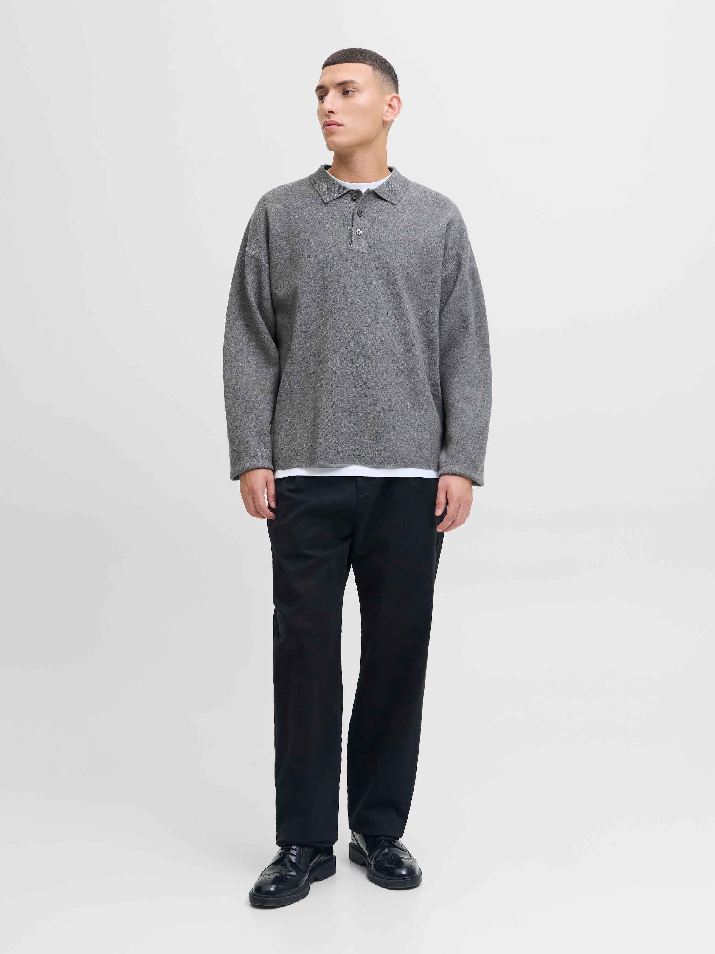 Jack & Jones Polokragenpullover »JPRBLABRADFORT KNIT POLO«