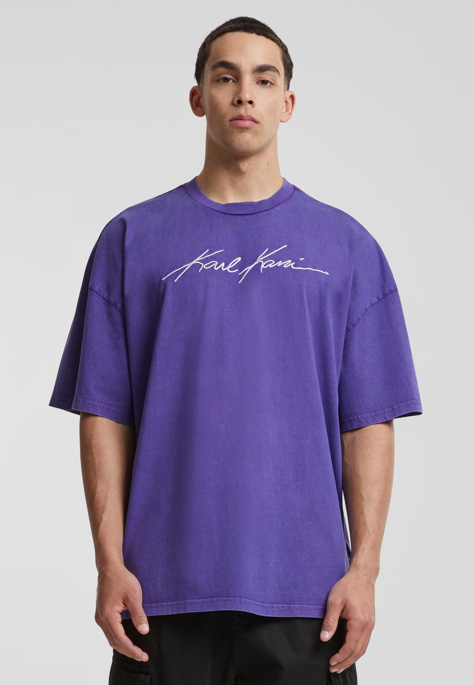 Karl Kani T-Shirt »Karl Kani KM242-048-4 Autograph Washed Boxy Tee« 1 Stk. tlg.