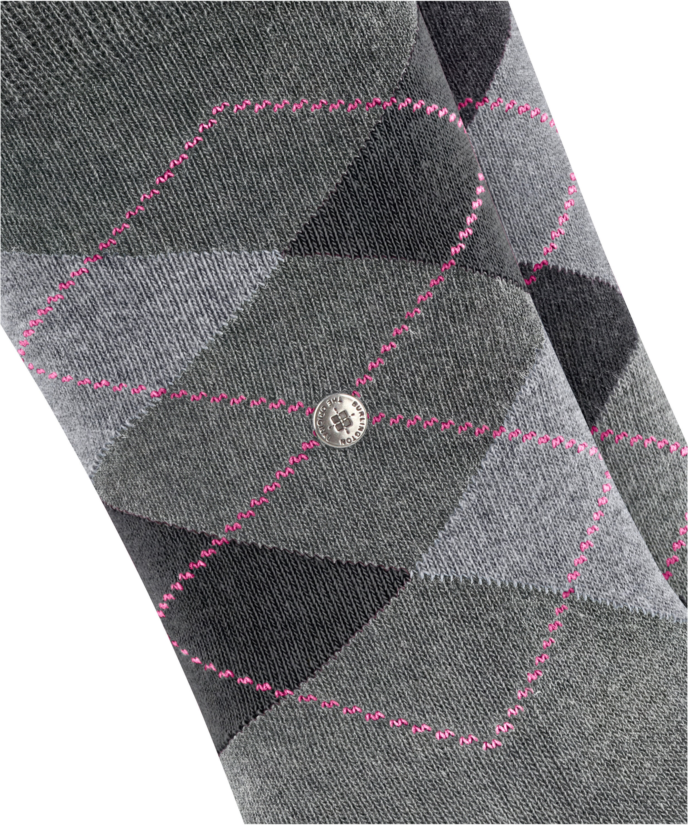 Burlington Socken »Everyday Argyle« 2 Paar,  Einheitsgröße 36-41, Argyle-Muster, gekämmte Baumwolle
