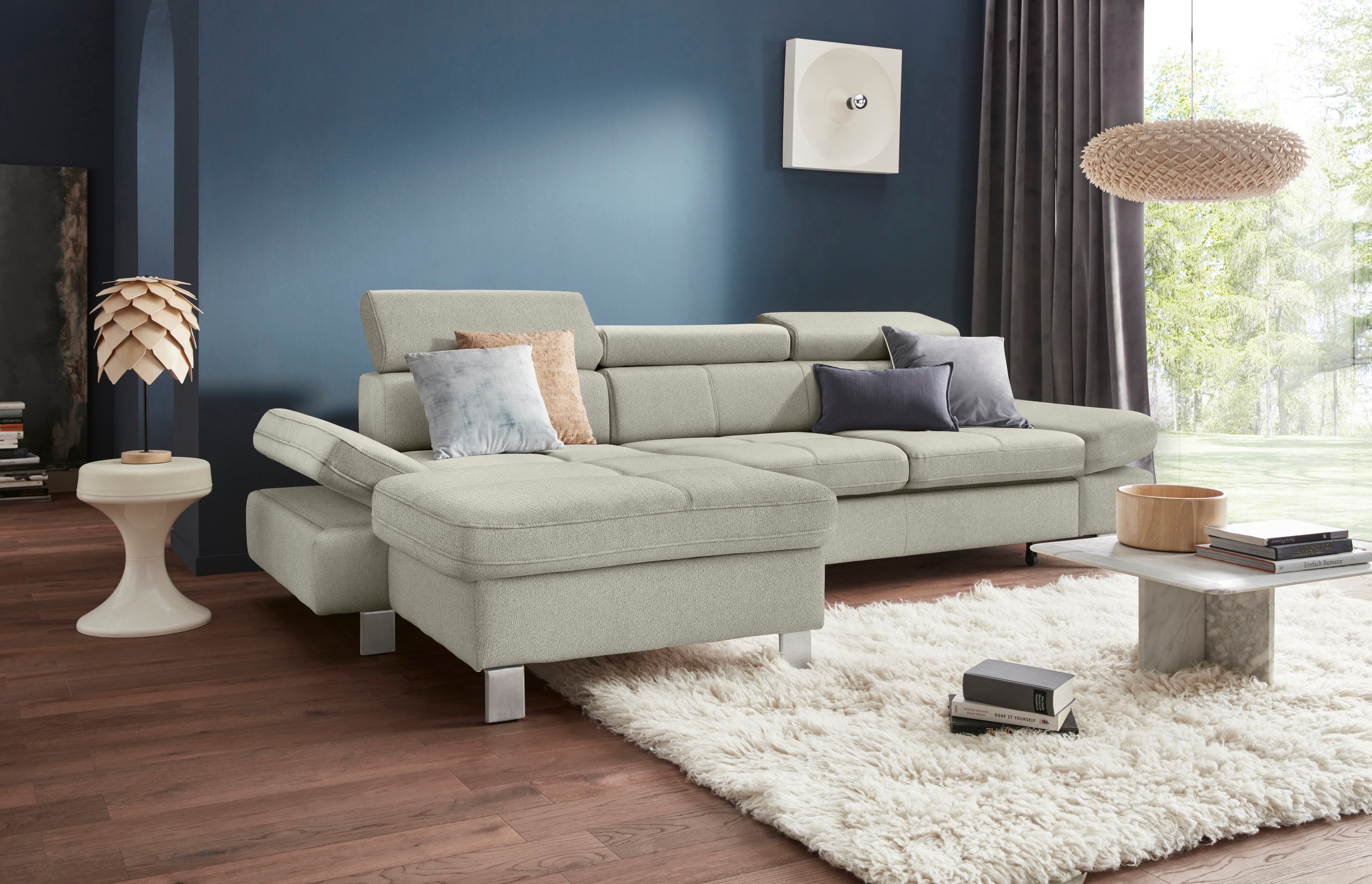exxpo - sofa fashion Ecksofa »Fiji, hochwertige Detailverarbeitung im Sitz günstig online kaufen