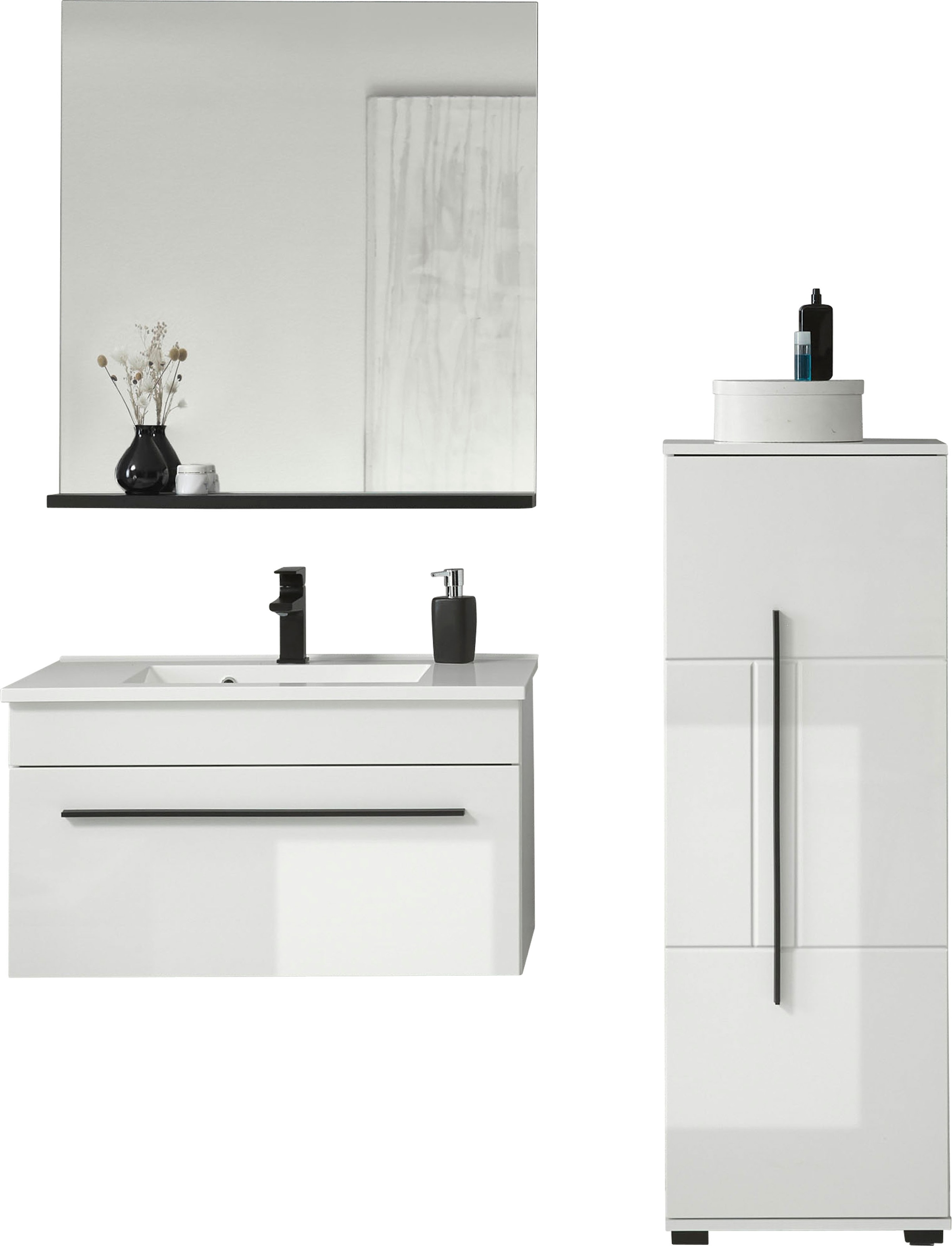 INOSIGN Badmöbel-Set »Cantara, Bad im modernen Design, 3-teiliges Badezimme günstig online kaufen