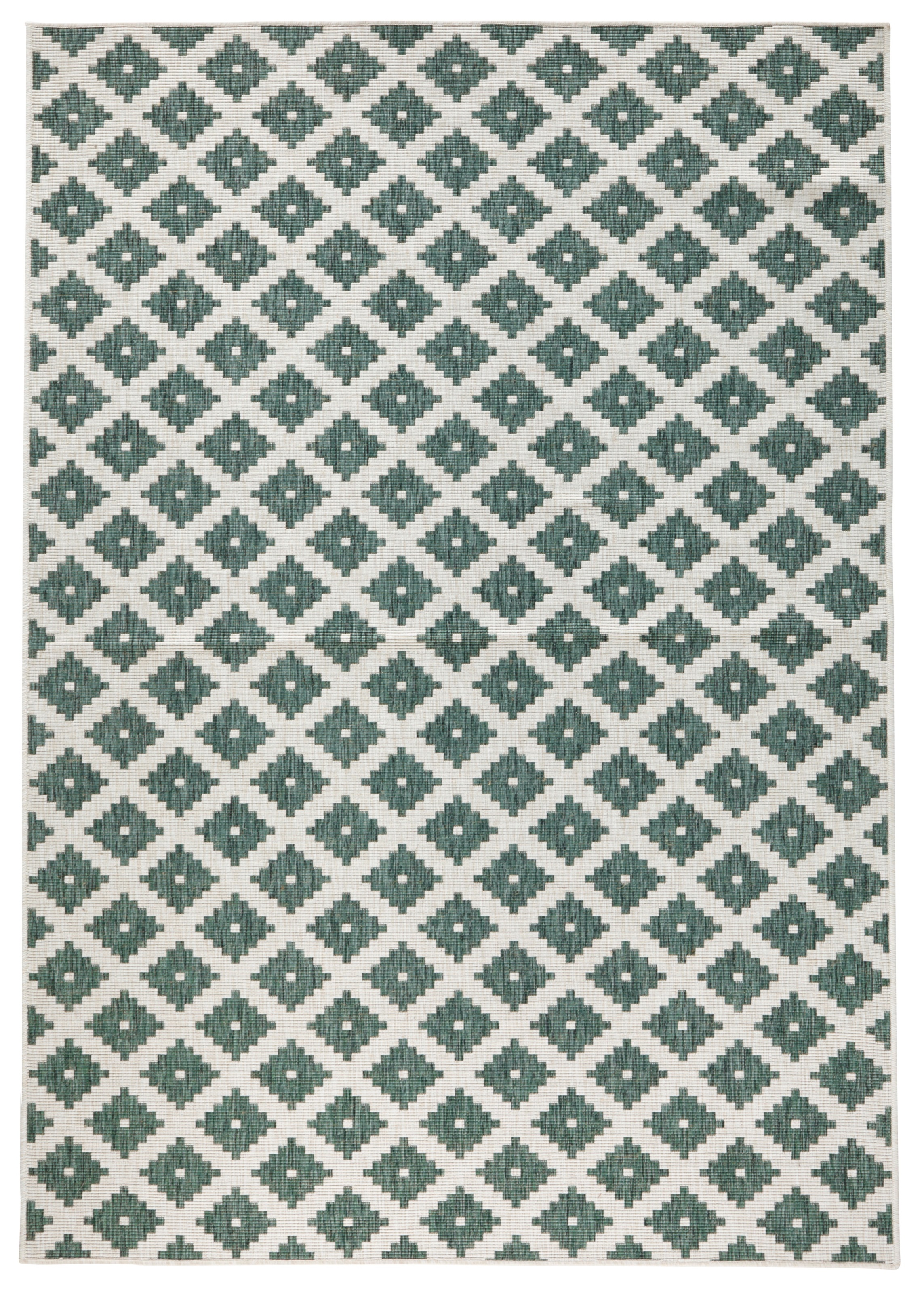NORTHRUGS Teppich »Nizza Wendeteppich«, rechteckig, 5 mm Höhe, In-& Outdoor, Wetterfest, Balkon, Läufer, Wohnzimmer, Wasserfest