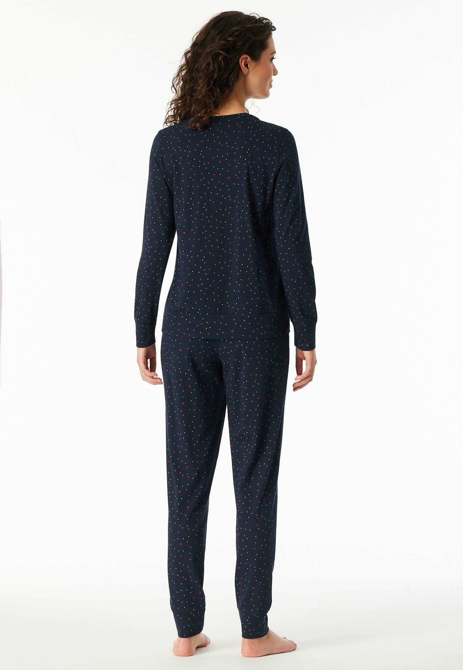 Schiesser Schlafanzug »Family« 0, 2 tlg. Langarm, Baumwolle, Rundhalsausschnitt