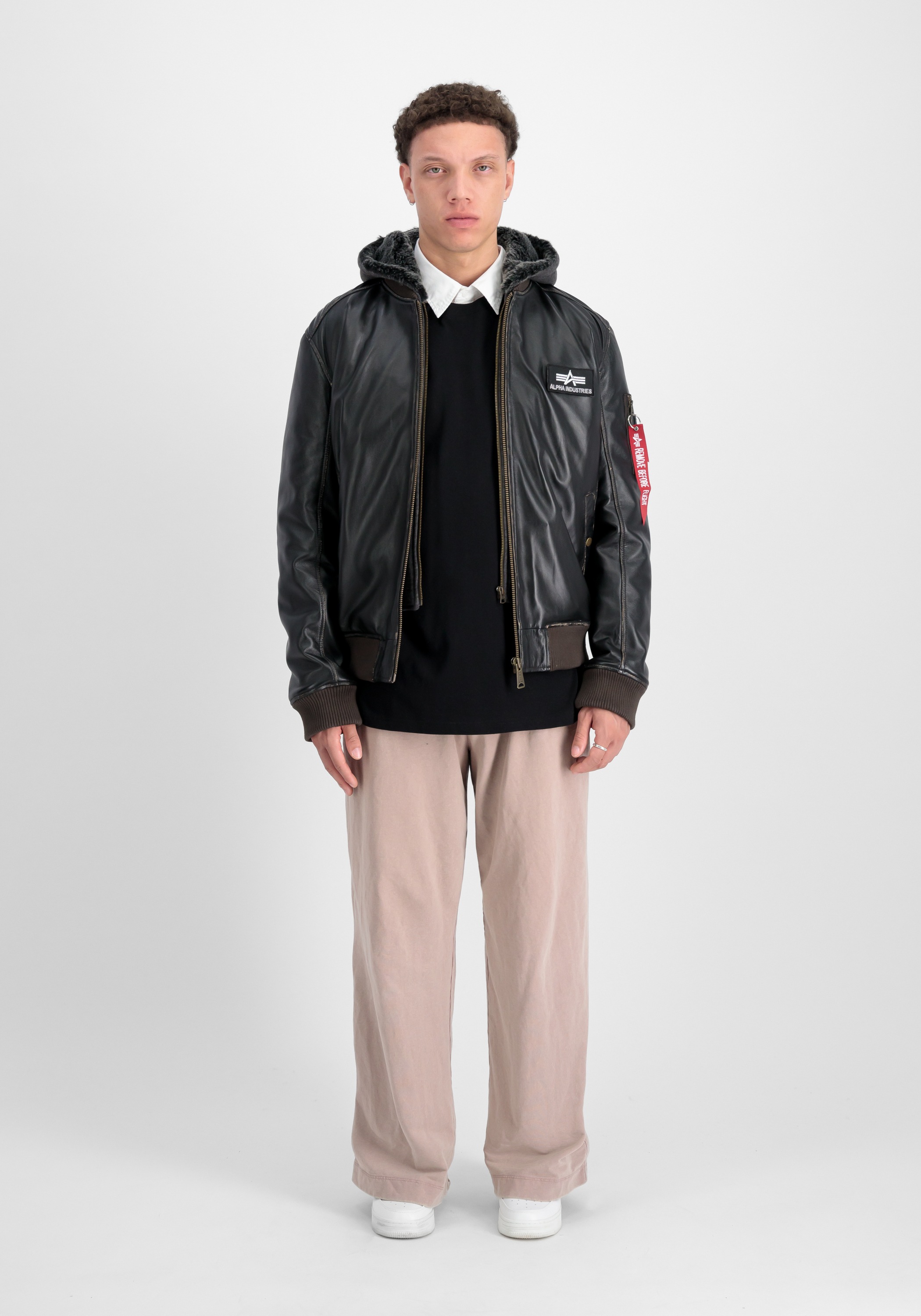Alpha Industries Lederjacke »Alpha Industries Men - Leather & Vegan Jackets«