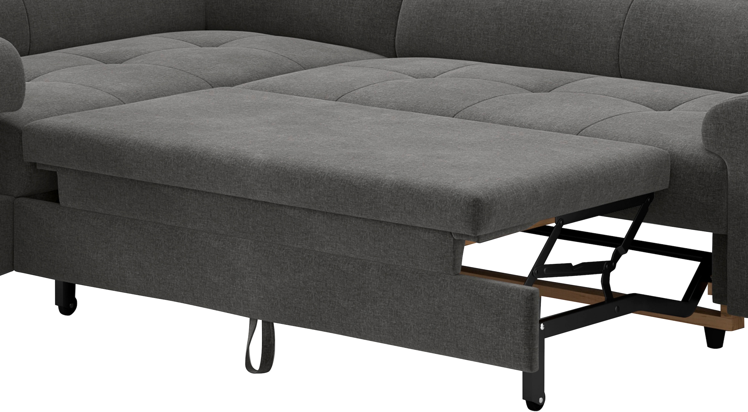 COTTA Ecksofa »Aura L-Form«, mit Schlaffunktion, Bettkasten und Kopfteilverstellung