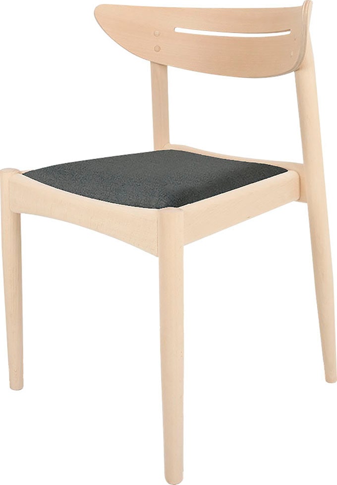Hammel Furniture Esszimmerstuhl »Findahl by Hammel Jacob«, 2 St., 2er Set, Massivholz, gepolsterte Sitzfläche, versch. Farbvarianten