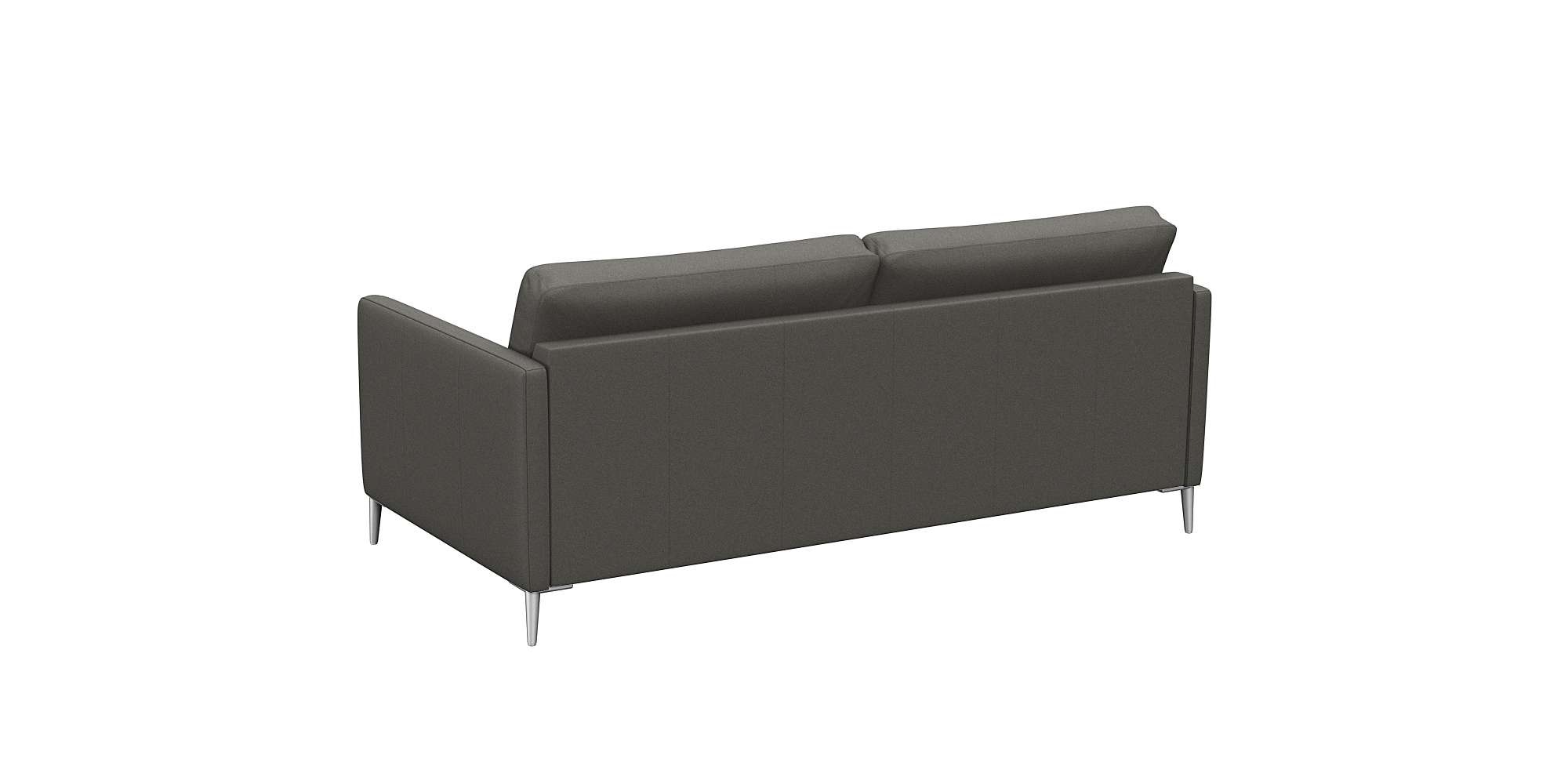 FLEXLUX 2,5-Sitzer »Fiore, super Sitzkomfort durch Kaltschaum im Sitz«, schmale Armlehnen, Füße Alu