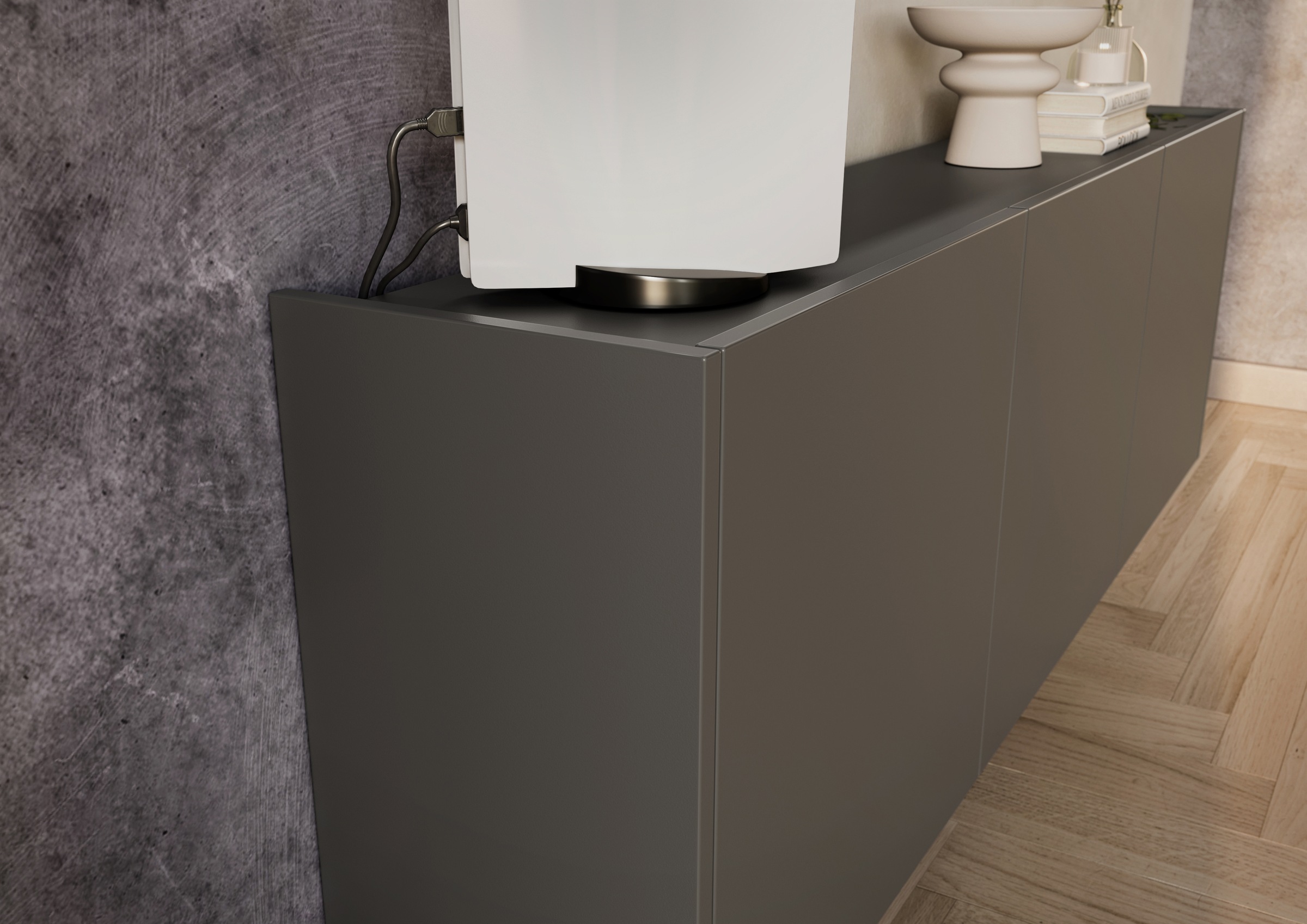 GERMANIA Mehrzweckschrank "Libbiano" mit Balkonoptik günstig online kaufen