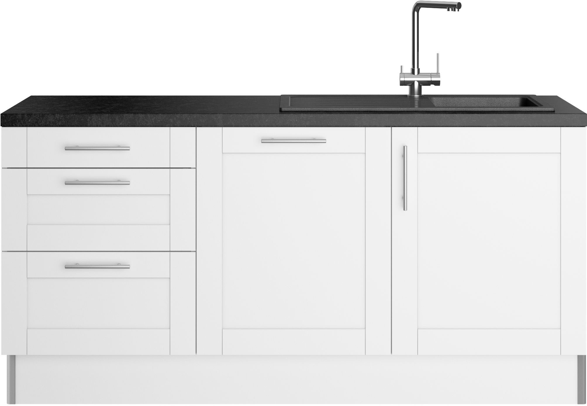 OPTIFIT Küche »Ahus«, 180 cm breit, ohne E-Geräte, Soft Close Funktion, MDF günstig online kaufen