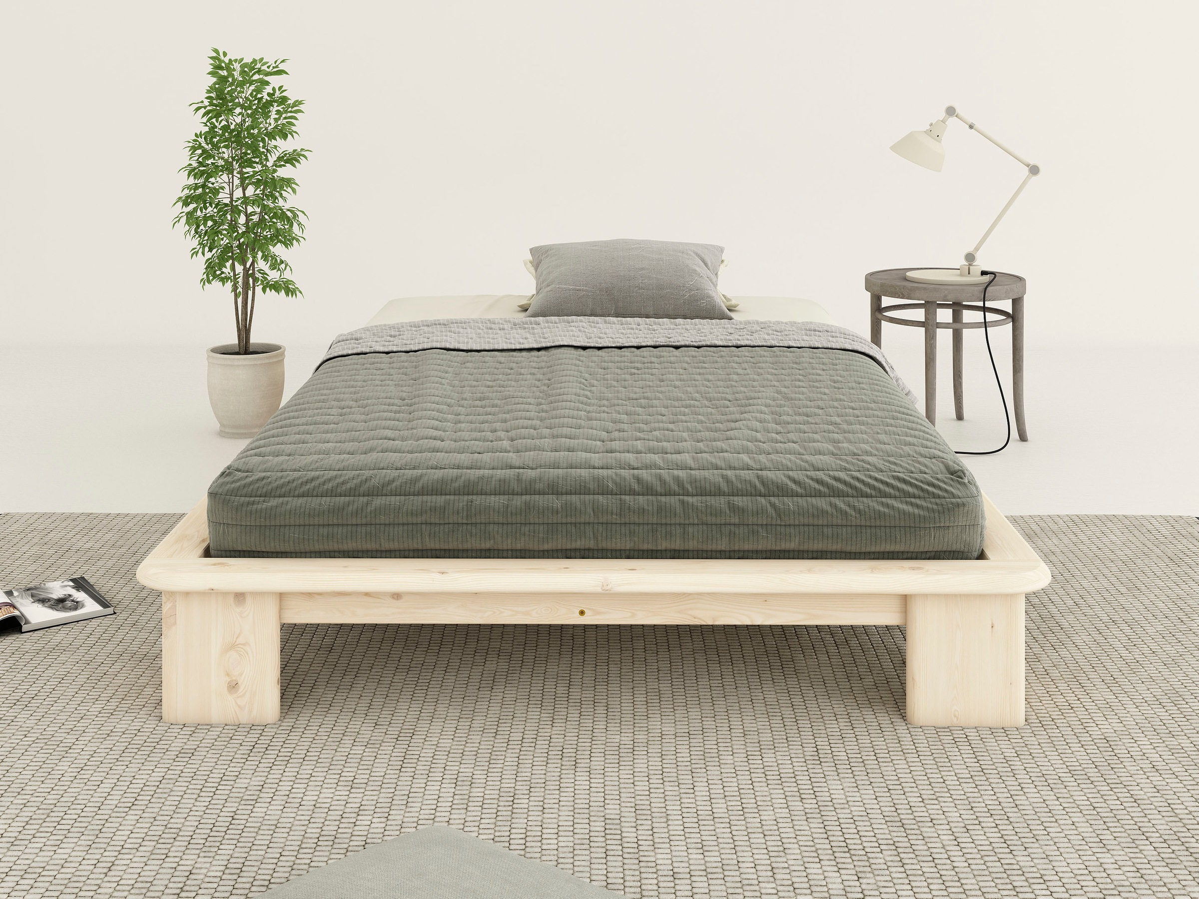 OTTO home Futonbett »Peregrin, Bett, Bettgestell, Massivholzbett« inklusive günstig online kaufen