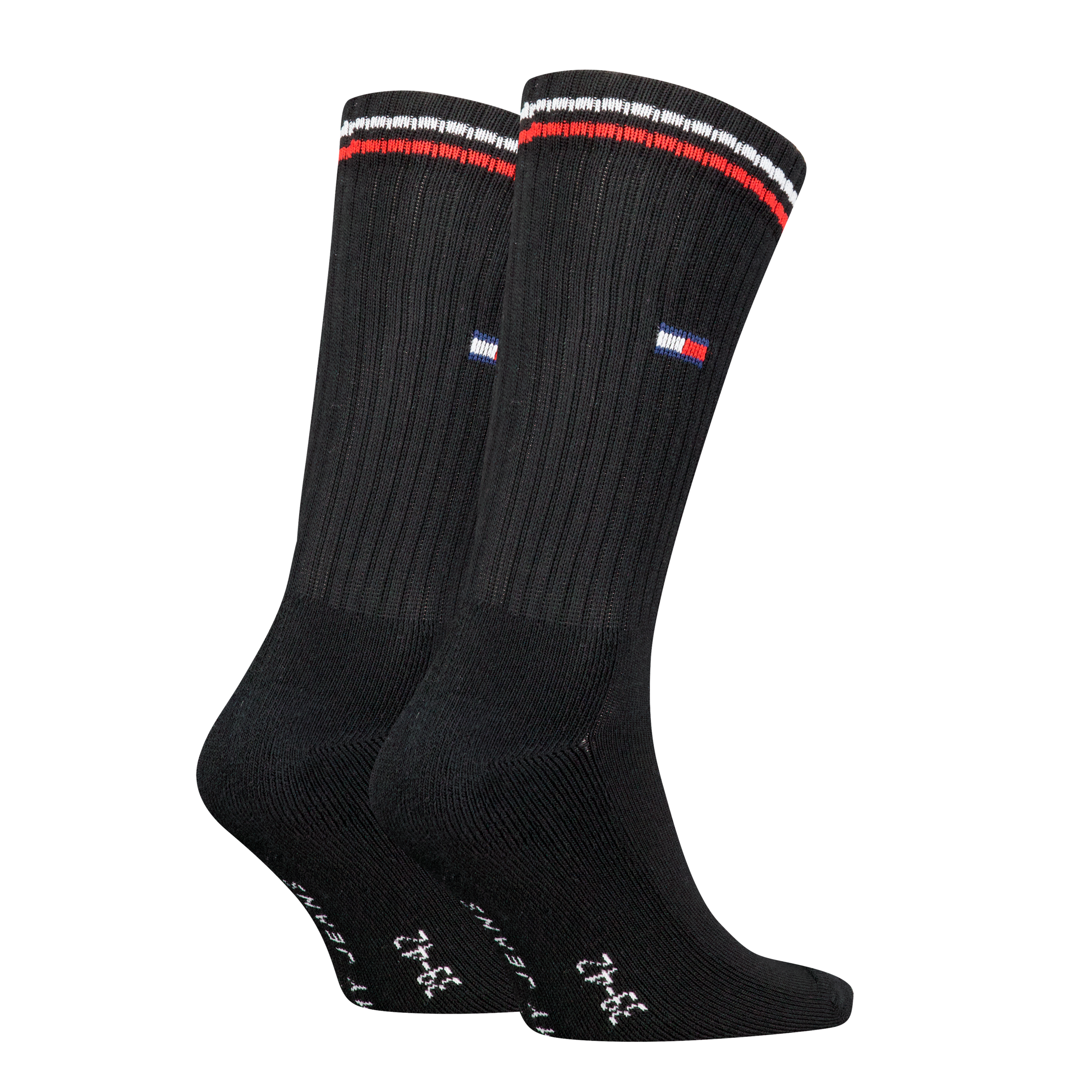 Tommy Hilfiger Socken »TH UNI TJ SOCK 2P ICONIC«, (2 Paar), Verstärkte Ferse und Spitze für zusätzliche Strapazierfähigkeit