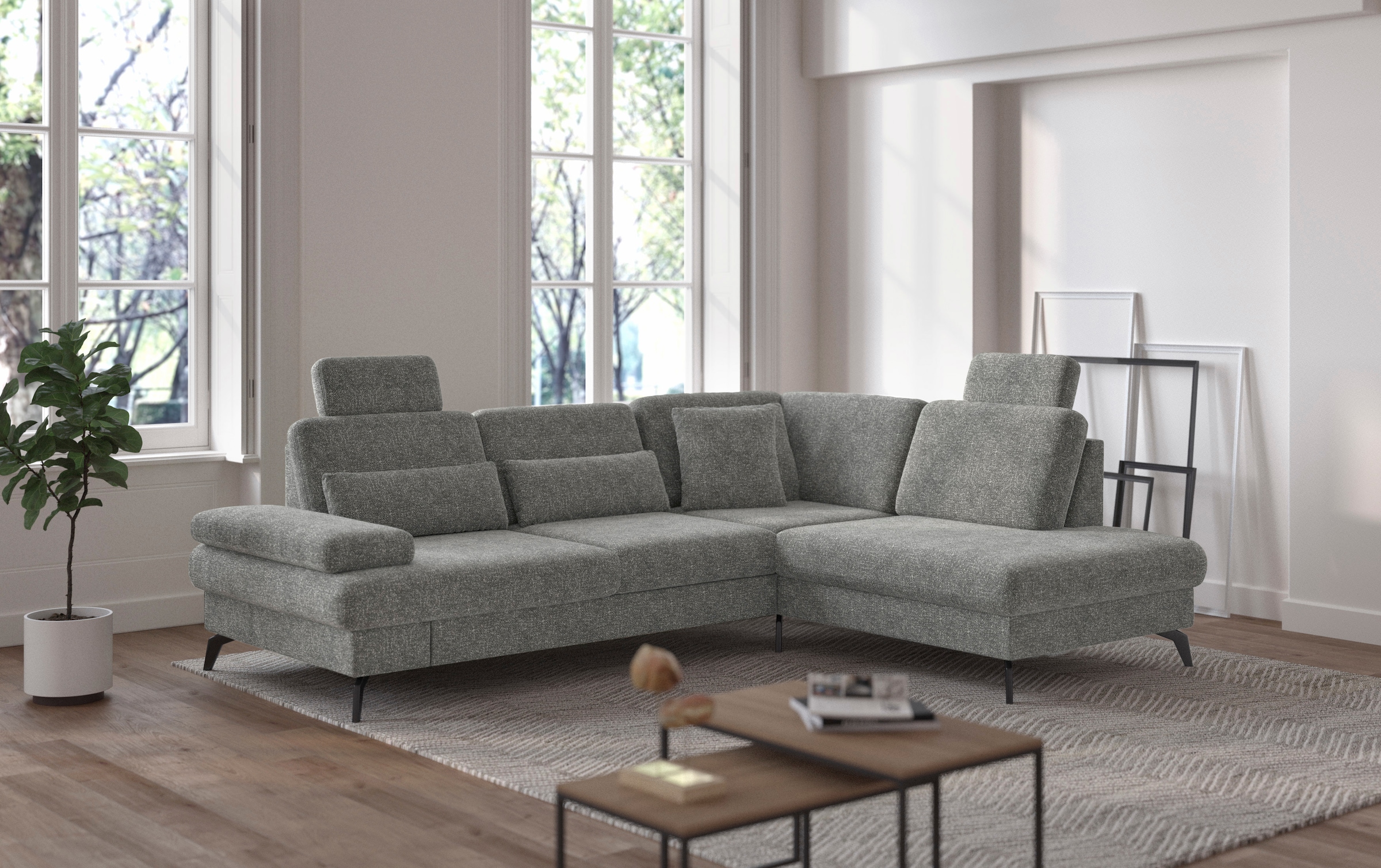 sit&more Ecksofa »Morris L-Form, inkl. Sitztiefenverstellung«, wahlweise mi günstig online kaufen