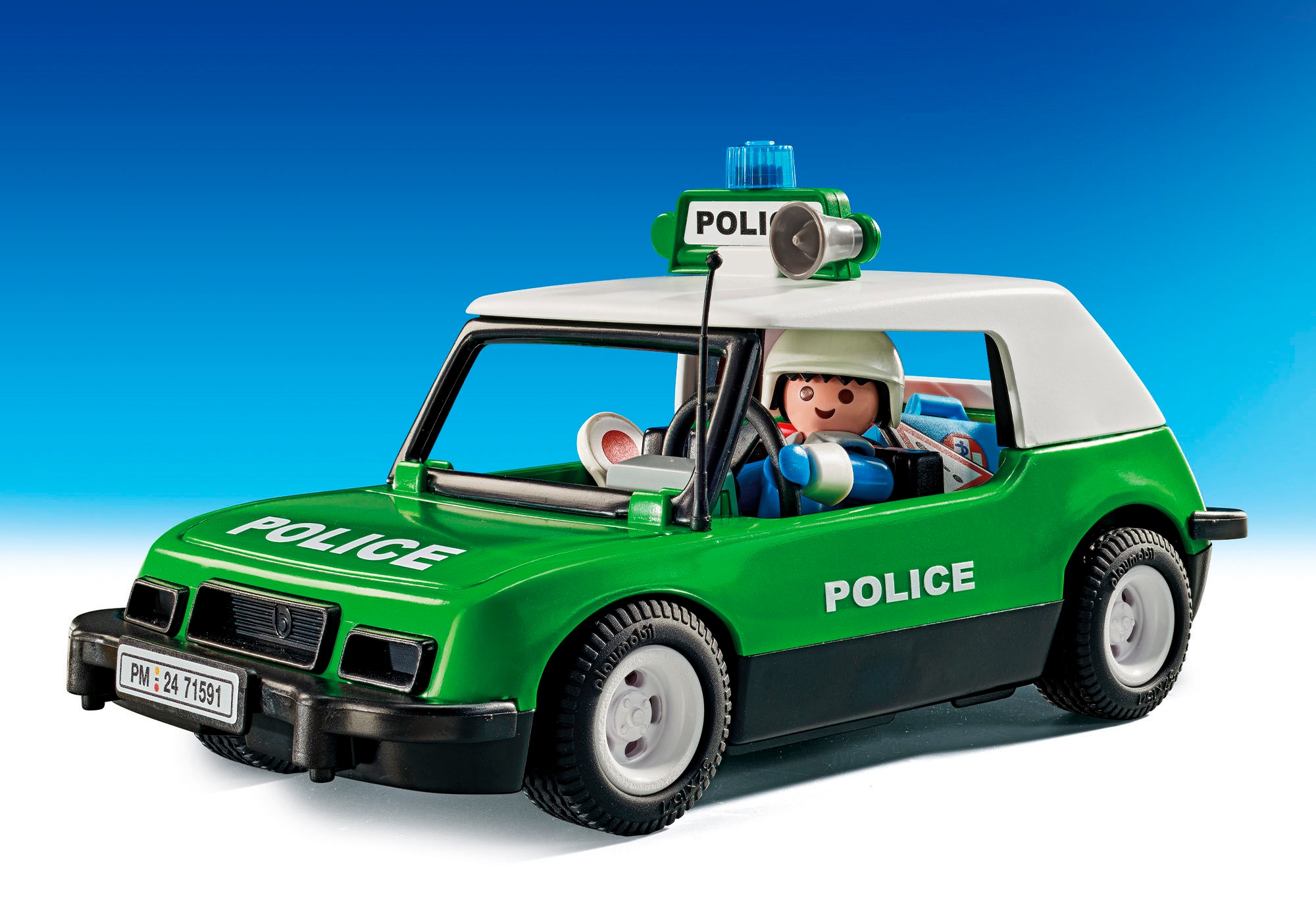 Playmobil® Konstruktions-Spielset »Classic Polizeiauto (71591), City Life«, (23 St.), Made in Europe