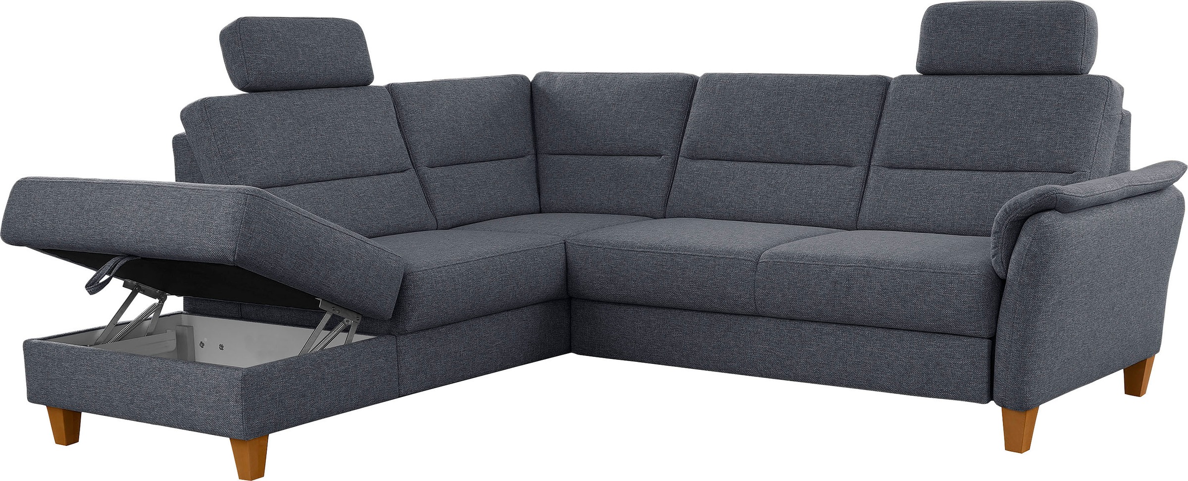 Home affaire Ecksofa »Palmera L-Form«, Federkern, wahlweise mit Bettfunktion und mit/ohne Stauraum