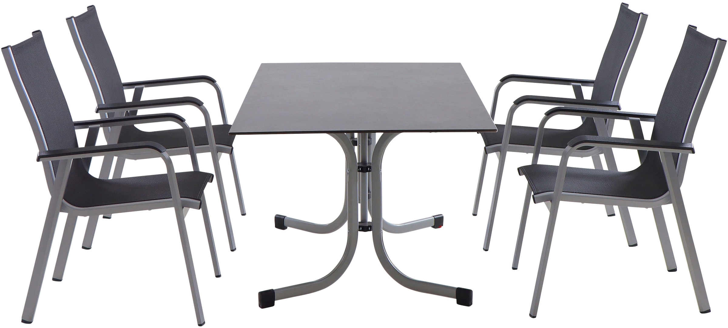 »Tesoro Tisch (Set, tlg.), Sola«, kaufen online Sesseln bestehend Garden Siena aus 5 / Garten-Essgruppe und 4 1