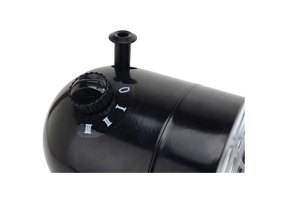 Sonnenkönig Tischventilator »Metal Black 12, Leistung 35W, leise, horizontale Oszillation«, 3 Ventilationsstufen, 4 Ventilationsblätter, Oszillation