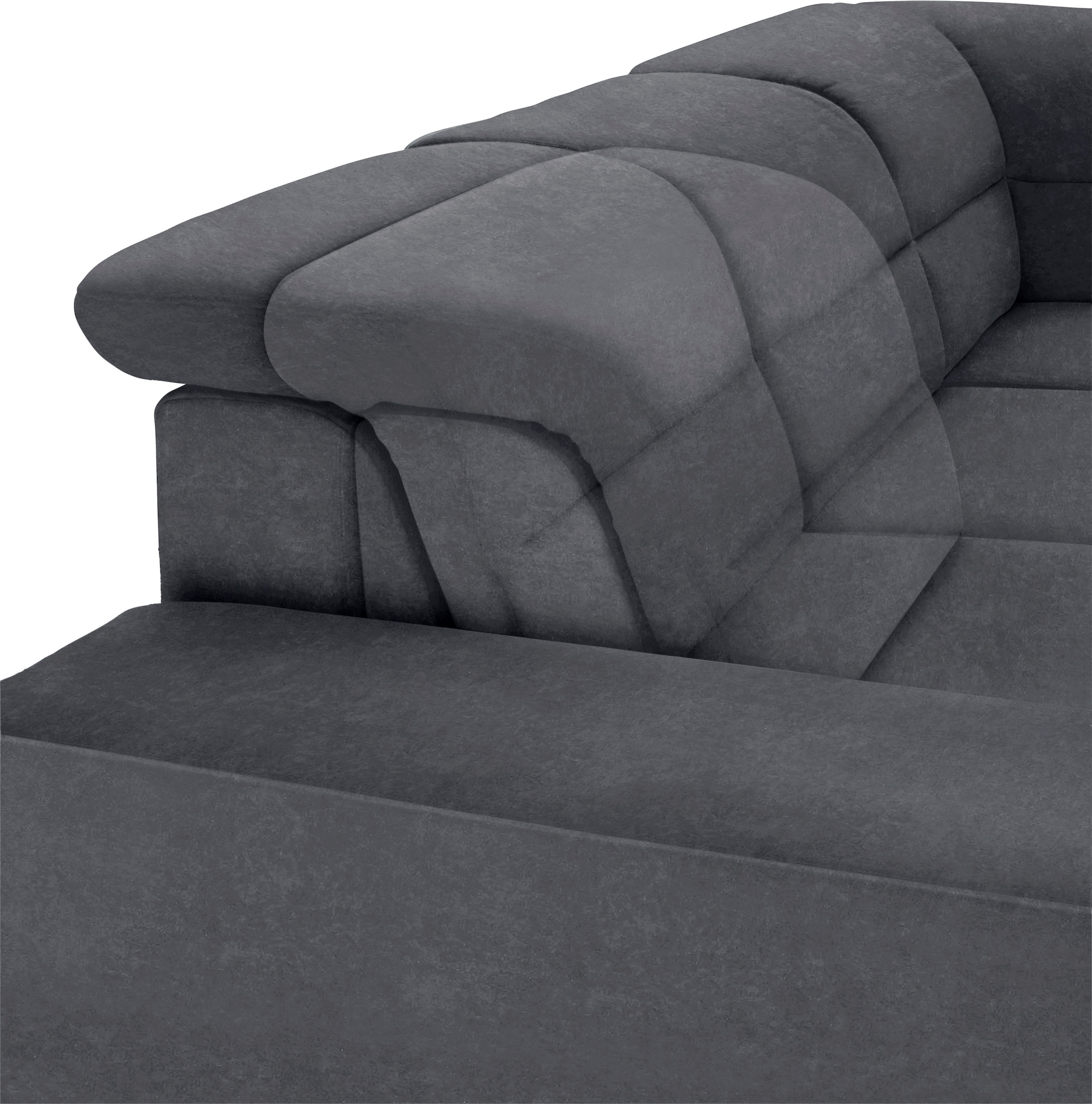 sit&more Ecksofa »Mariola L-Form«, mit Federkern und Ottomane, inklusive Sitztiefenverstellung