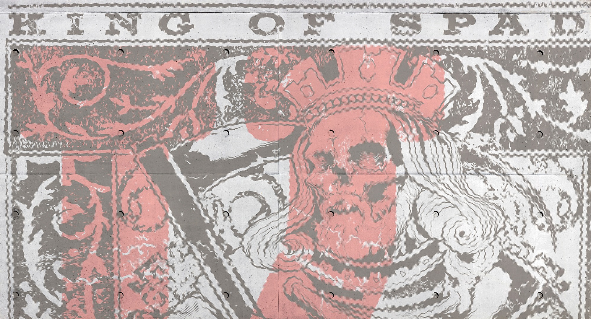 Architects Paper Fototapete »Atelier 47 King of Spades 1« mit Schrift glatt günstig online kaufen
