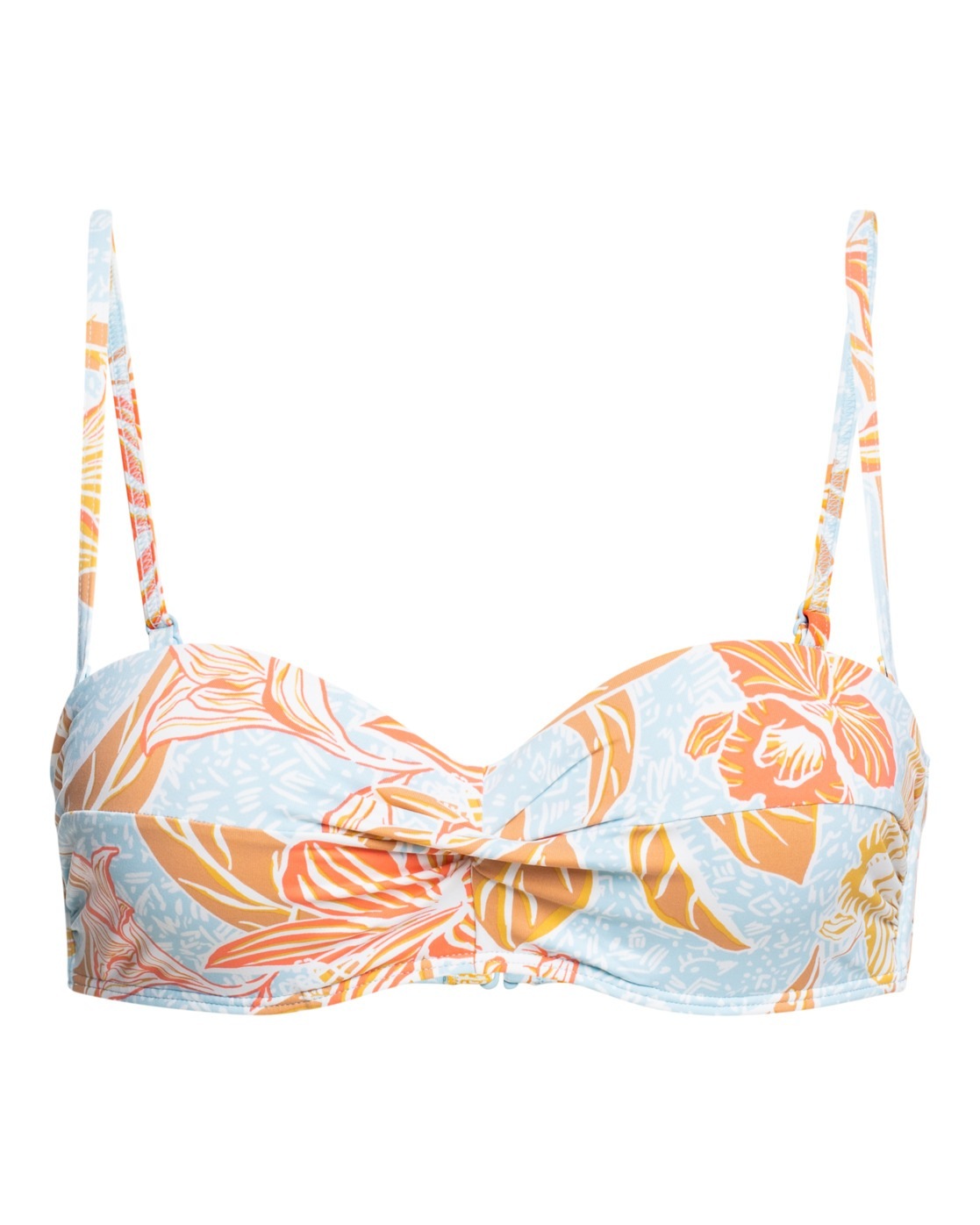 ROXY Bandeau-Bikini-Top »Island In The Sun« Cool Blue S Island Time XL - Cup B Cup B XL Stoff: Weicher, ,...
