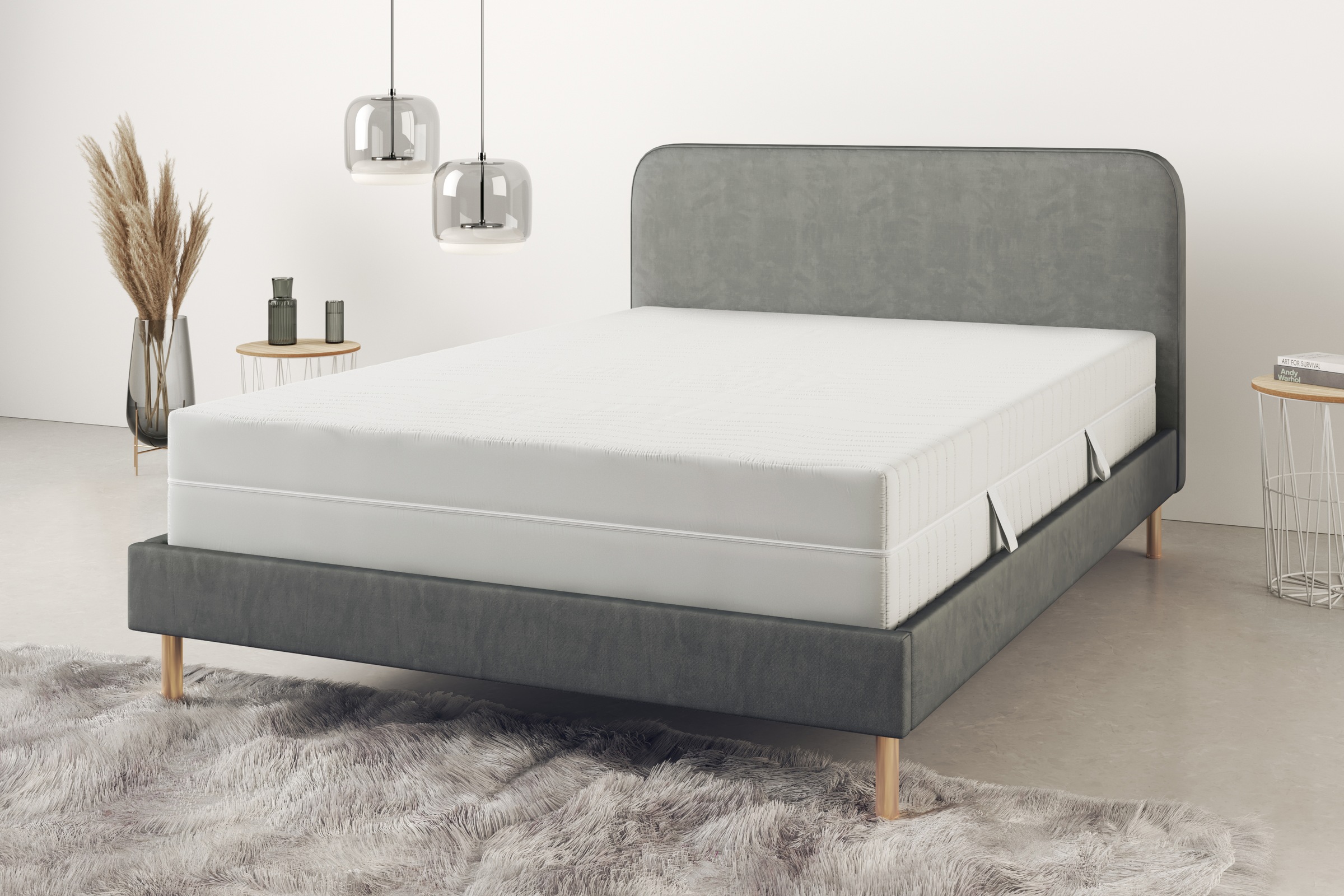Älgdröm Taschenfederkernmatratze »NEUHEIT: Tinden 26, 7 Zonen Matratze 90x200 cm, 140x200 cm & mehr«, 26 cm hoch, Raumgewicht: 28 kg/m³, 500 Federn, (1 St., 1-tlg.), Wendematratzen H2/H3/H4, ergonomisch, atmungsaktiv