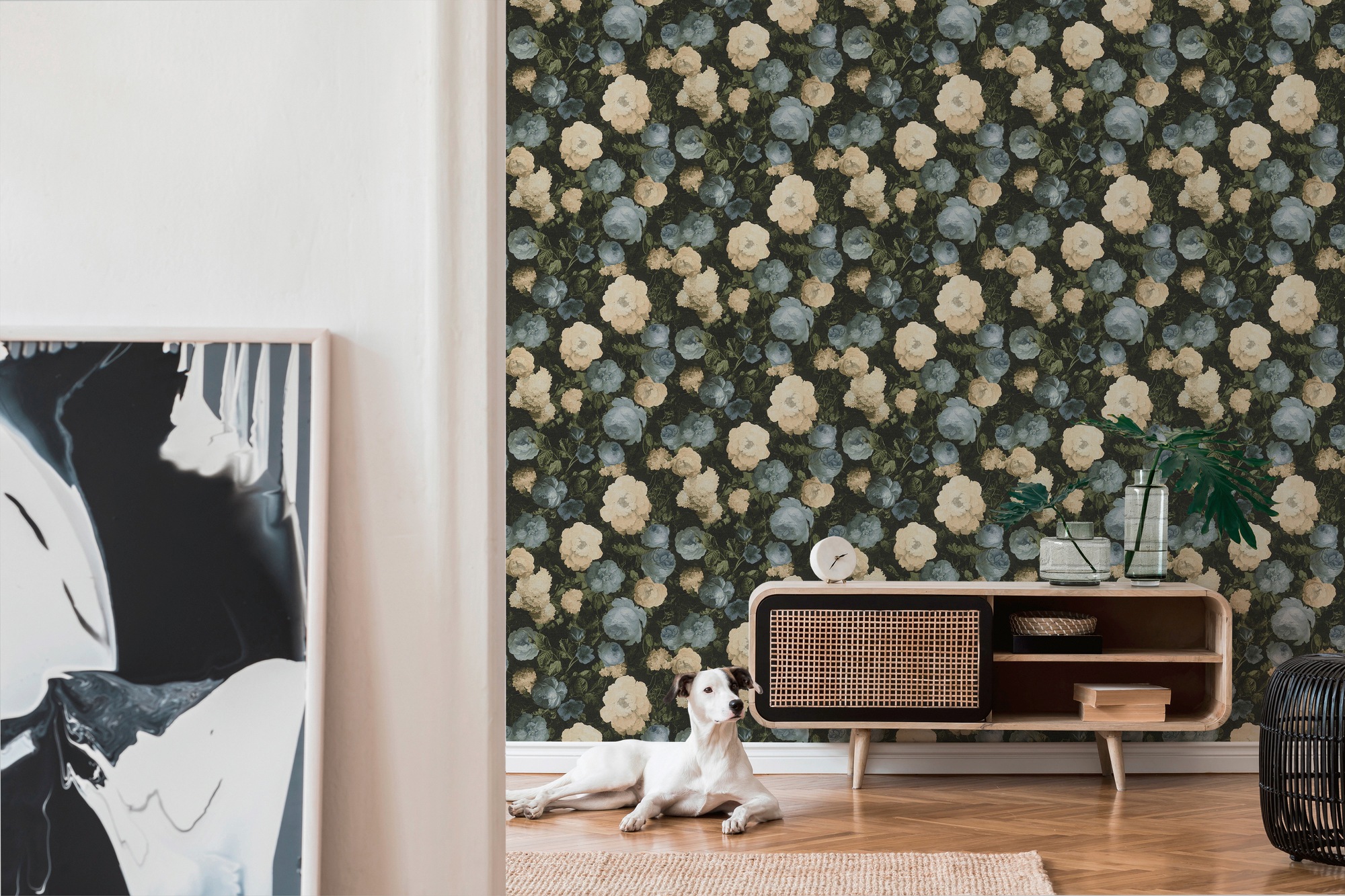 A.S. Création Vliestapete »History of Art« Motiv | botanisch | floral leicht strukturiert Tapete Blumen Tapeten Wohnzimmer Schlafzimmer Küche modern Design Büro