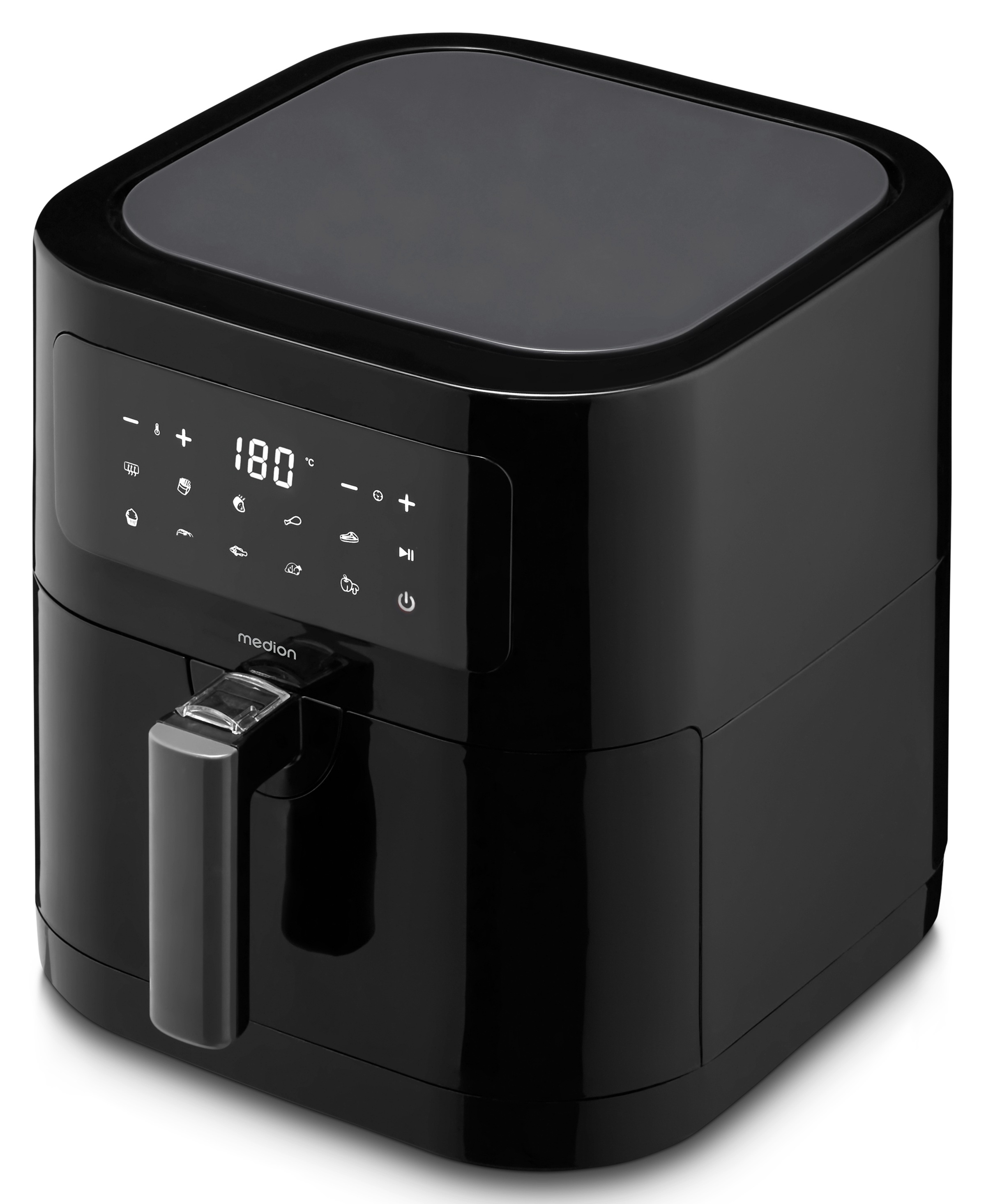 Medion® Heißluftfritteuse »MD11740  E40 XL, Nutzinhalt 5,2 L; Korb in Korb«, 2000 W, digitales Bedienfeld, 9 Automatikprogramme