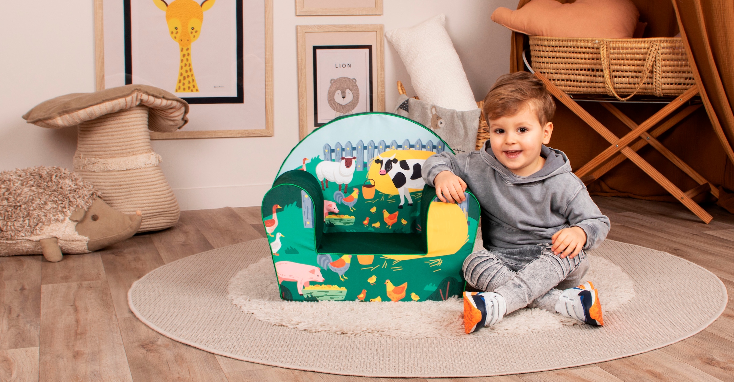Knorrtoys® Sessel »Bauernhof«, für Kinder; Made in Europe