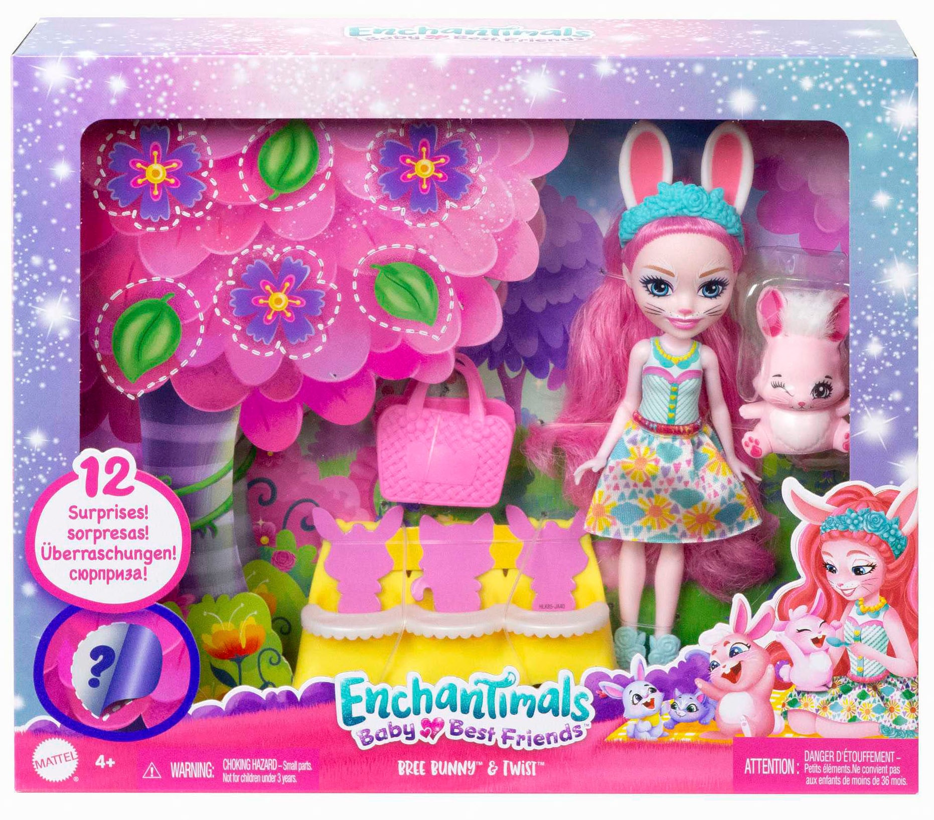 Enchantimals Minipuppe »Enchantimals Baby Best Friends, Bree Bunny«