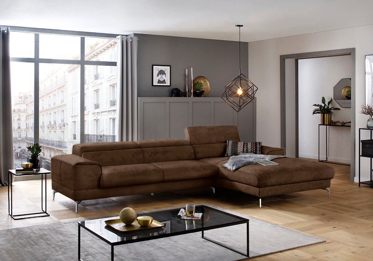 W.SCHILLIG Ecksofa »piedroo, Designsofa mit tollem Sitzkomfort, elegant und günstig online kaufen
