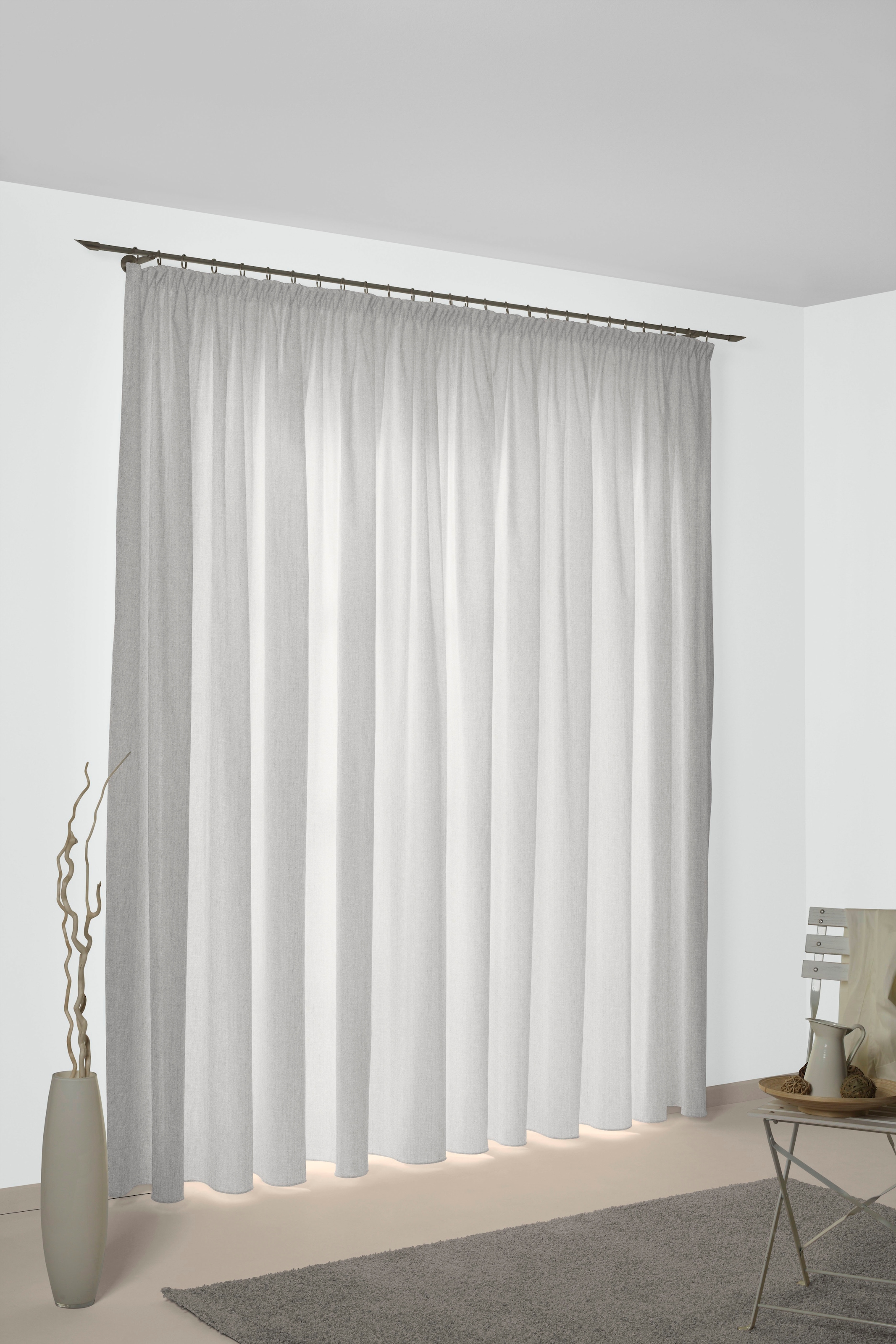 Wirth Vorhang »Torbole« Kräuselband 1 Stk. tlg. günstig online kaufen