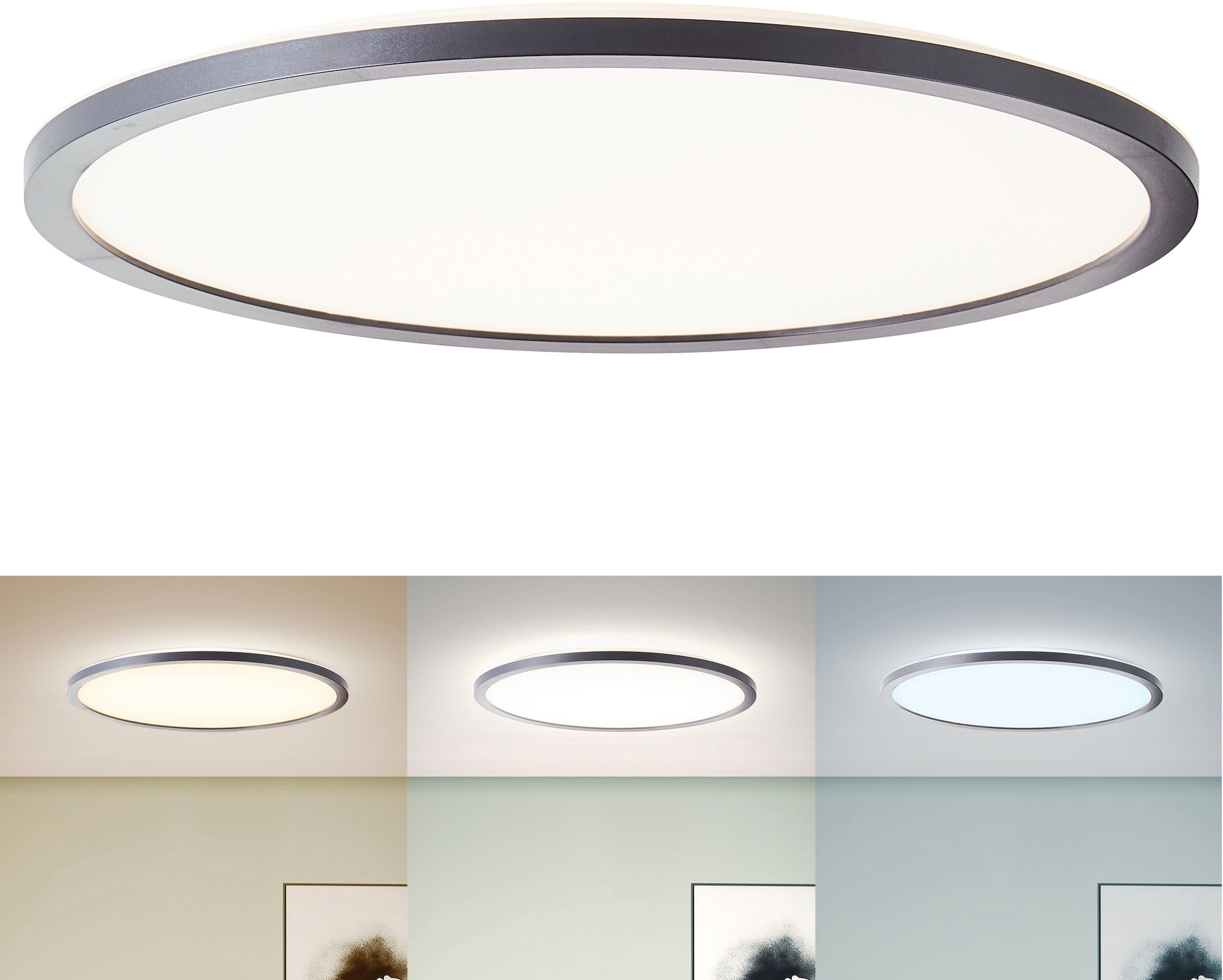 my home LED Deckenleuchte »Enno«, 1 flammig, Leuchtmittel LED-Board   LED f günstig online kaufen