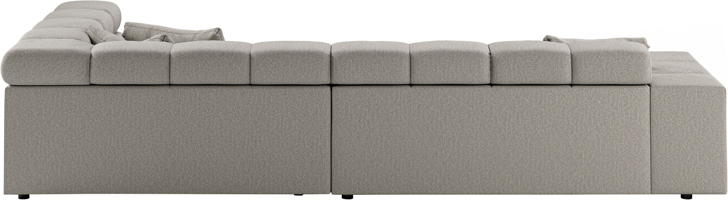 INOSIGN Ecksofa »Ancona incl. Kopfteilverstellung, OTTOs Choice, Breite 319cm, L-Form«, wahlweise motorische Sitztiefenverstellung, auch in Cord + Easy Care