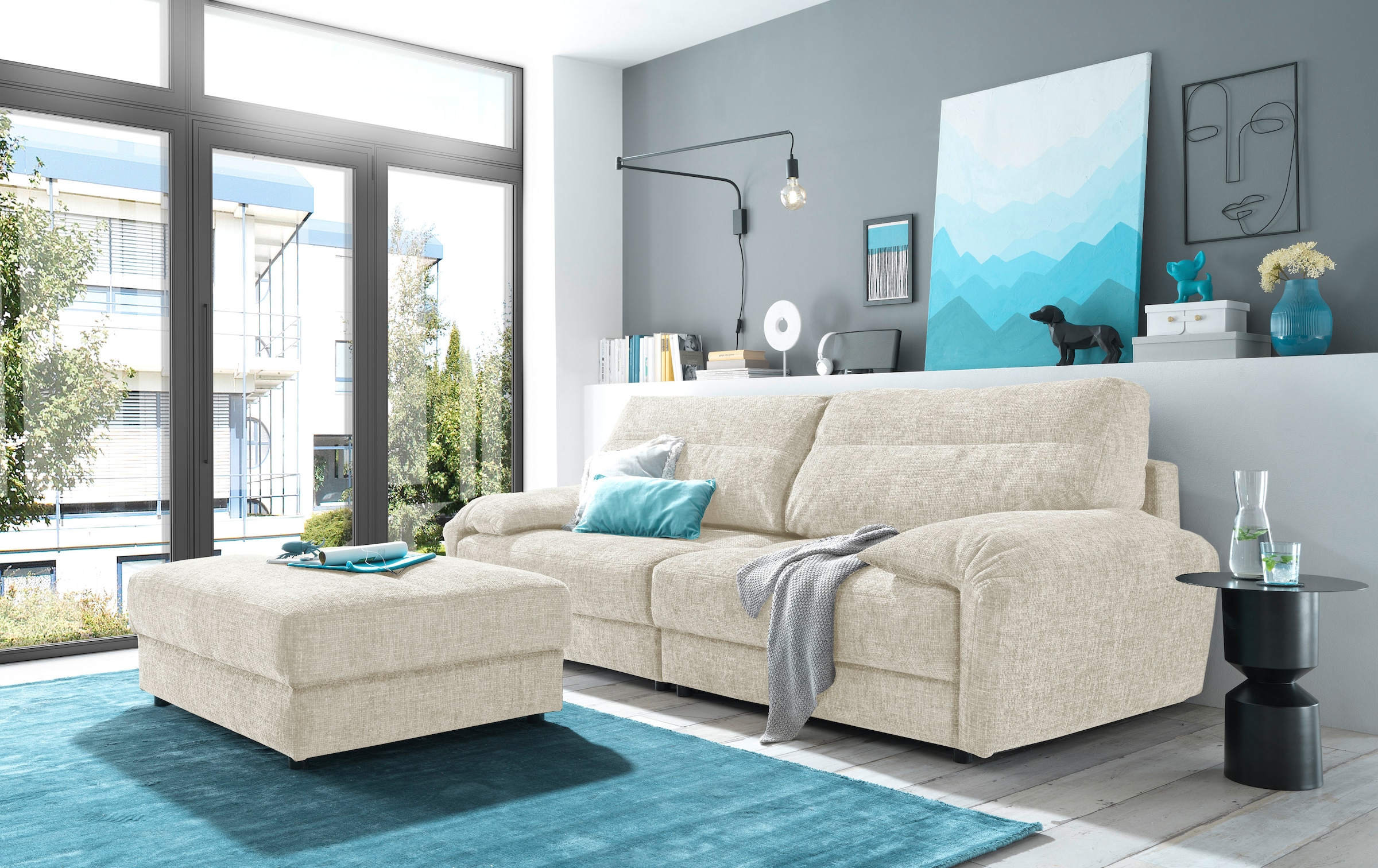 ED EXCITING DESIGN 3-Sitzer »Princeton«, Big-Sofa günstig online kaufen
