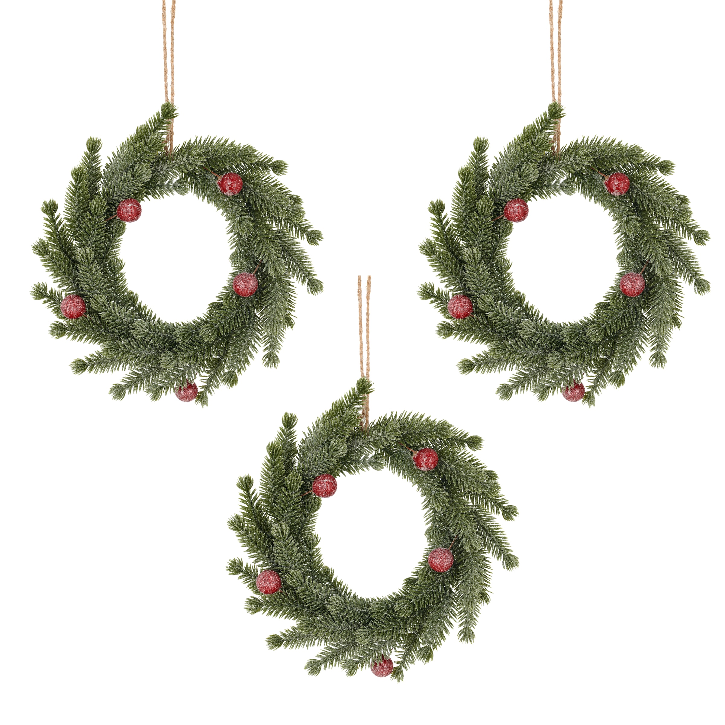 Creativ green Kunstkranz »Tannenkranz« mit Frost-Optik günstig online kaufen