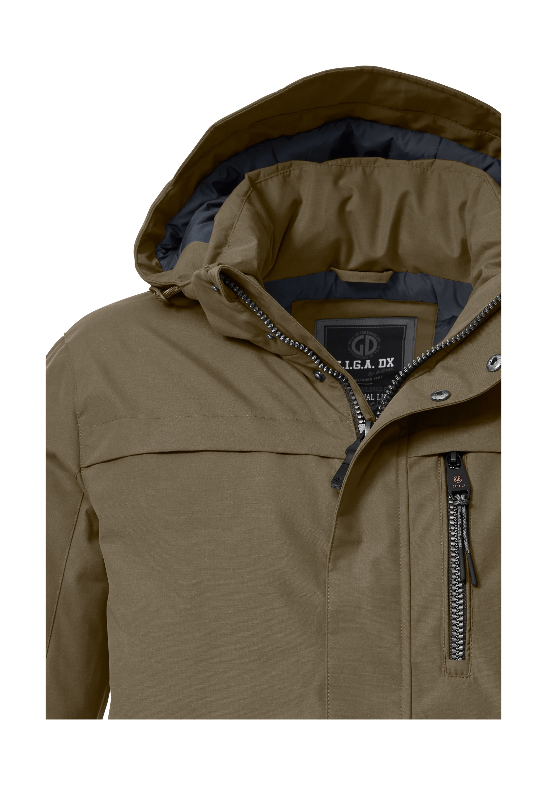 G.I.G.A. DX by killtec Funktionsjacke »GW 39 MN JCKT«, Wasserdichte, atmungsaktive Winterjacke mit verstellbarer Kapuze