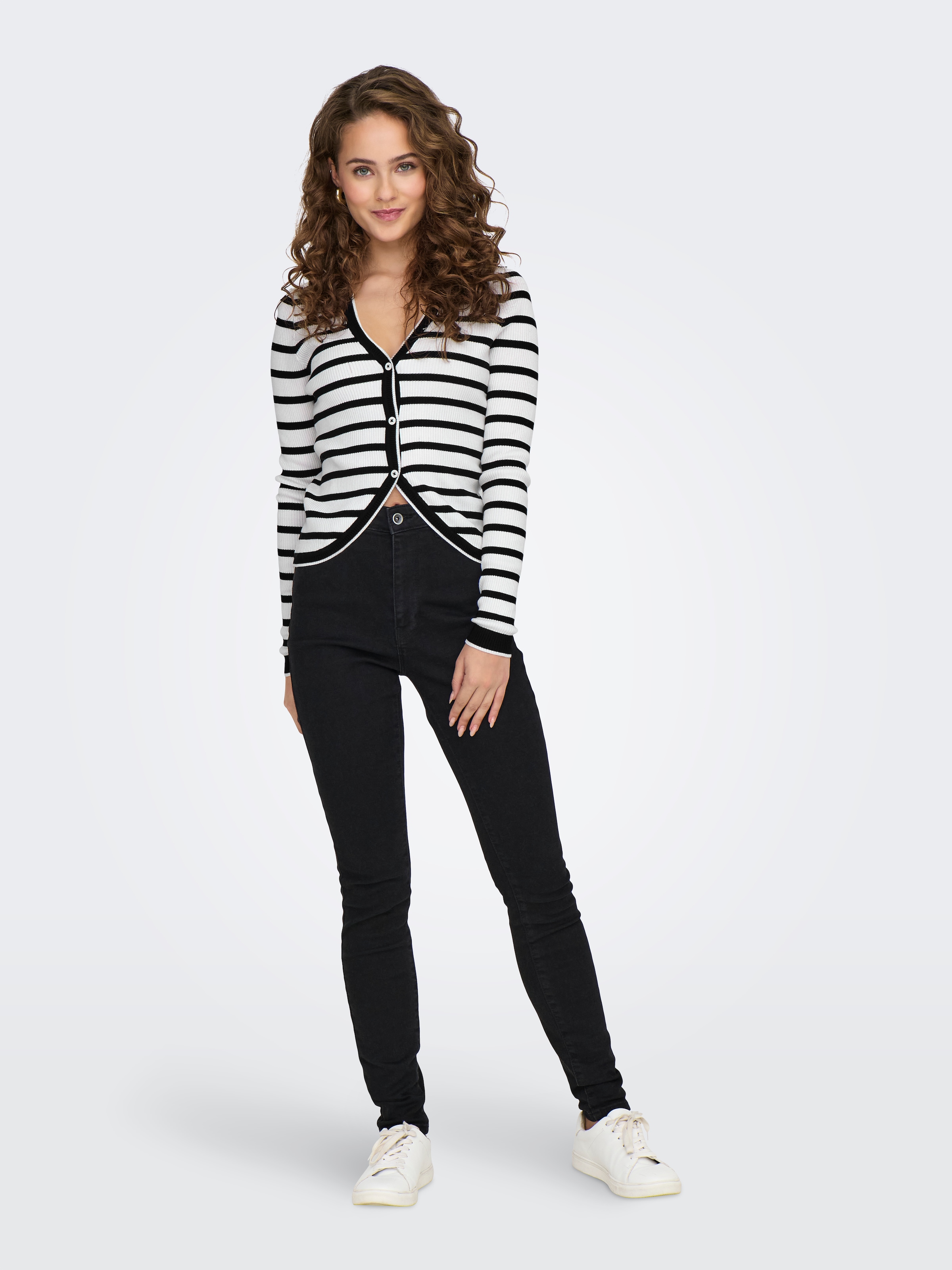 ONLY Strickjacke »ONLMEDDI LS V-NECK CARDIGAN CC KNT«