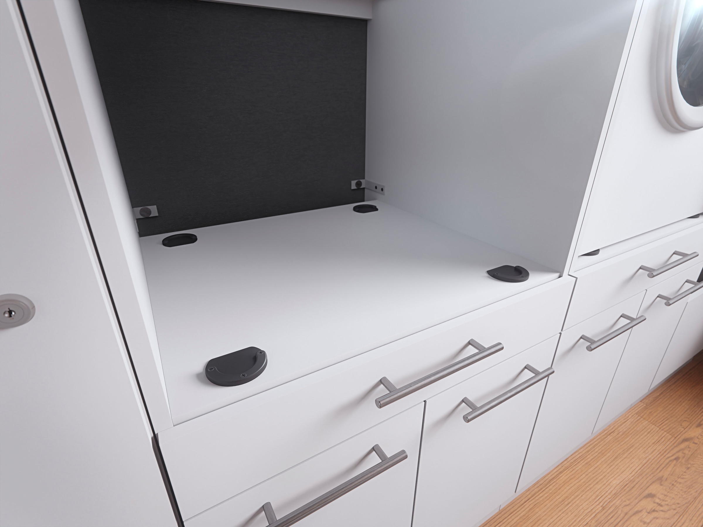 Laundreezy Mehrzweckschrank-Set »Laundreezy, 11-tlg. Mehrzweckschrank-Set B/H/T 285/200/68 cm« 11 Stk. tlg.