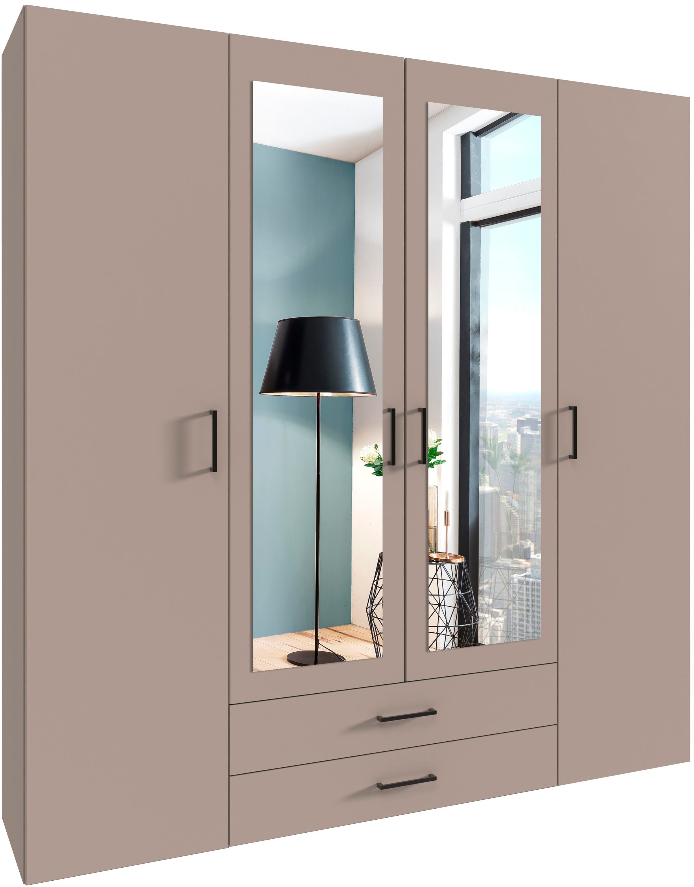 Wimex Drehtürenschrank »Mugano, 135 oder 180cm breit, 208 oder 236cm hoch, günstig online kaufen