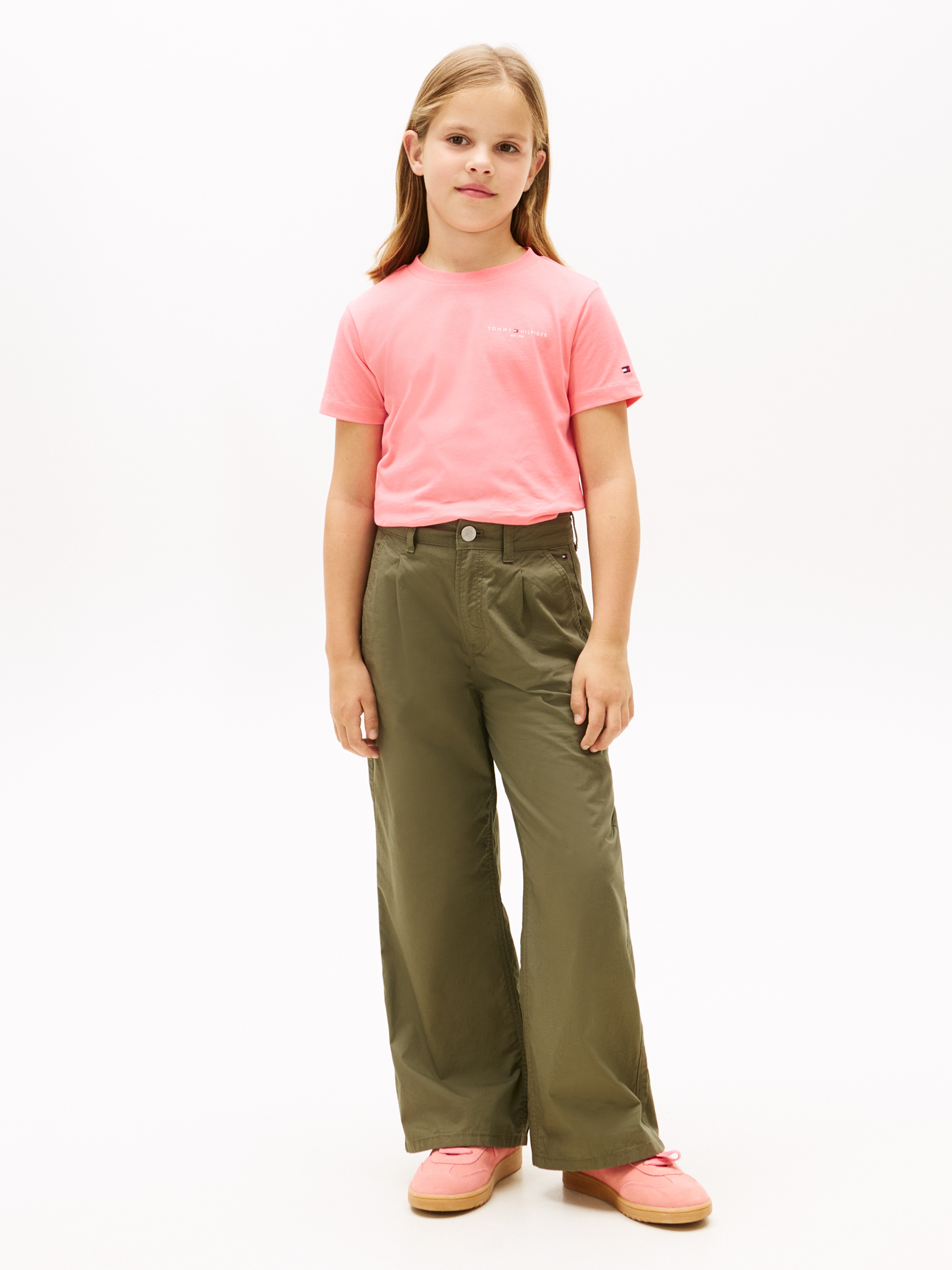 Tommy Hilfiger T-Shirt »MINI CORP T-SHIRT« Kinder bis 16 Jahre, Rundhals