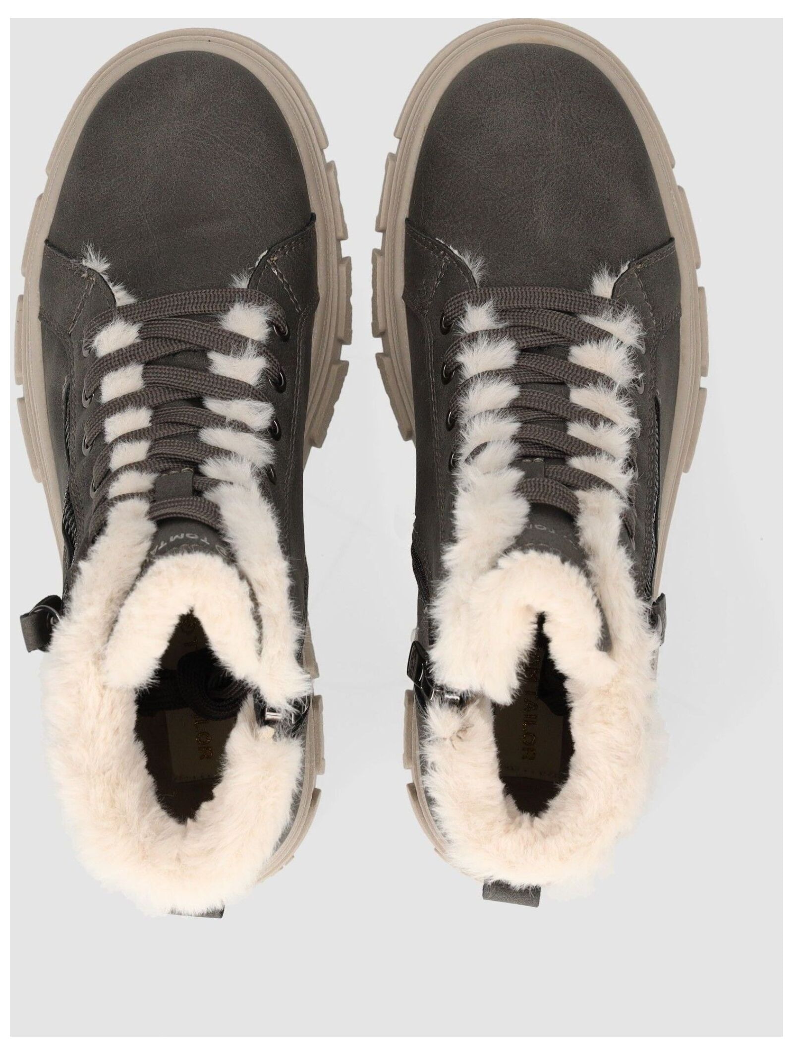 TOM TAILOR Schnürstiefelette »Tom Tailor Stiefelette Lederimitat/Textil«