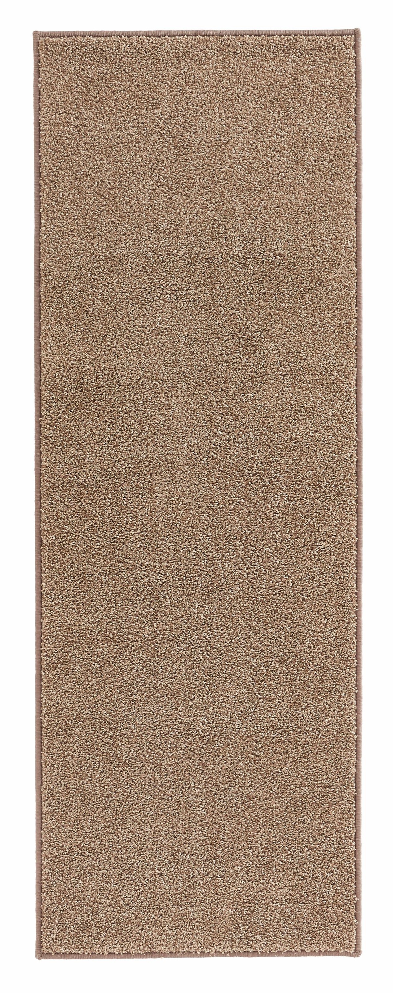 HANSE Home Läufer »Pure 100«, rechteckig, Uni-Farben, ringsum gekettelt, Velours Haptik, Robust, Pflegeleicht
