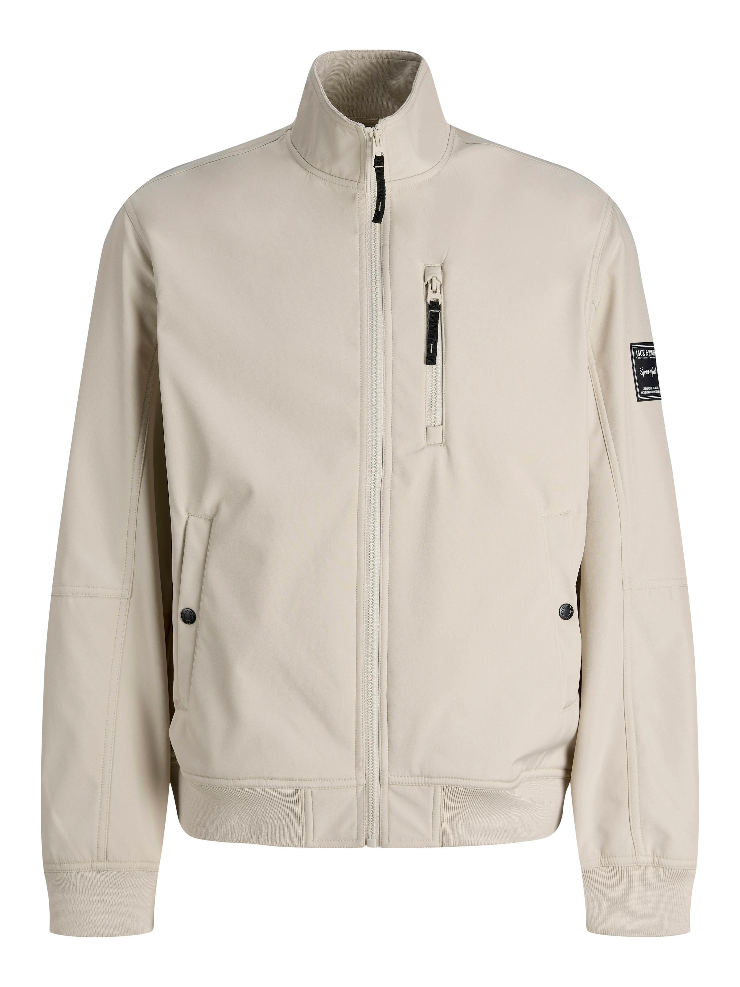 Jack & Jones Softshelljacke »JJEPARKER SOFTSHELL BOMBER SN« mit Brust-Reißverschluss