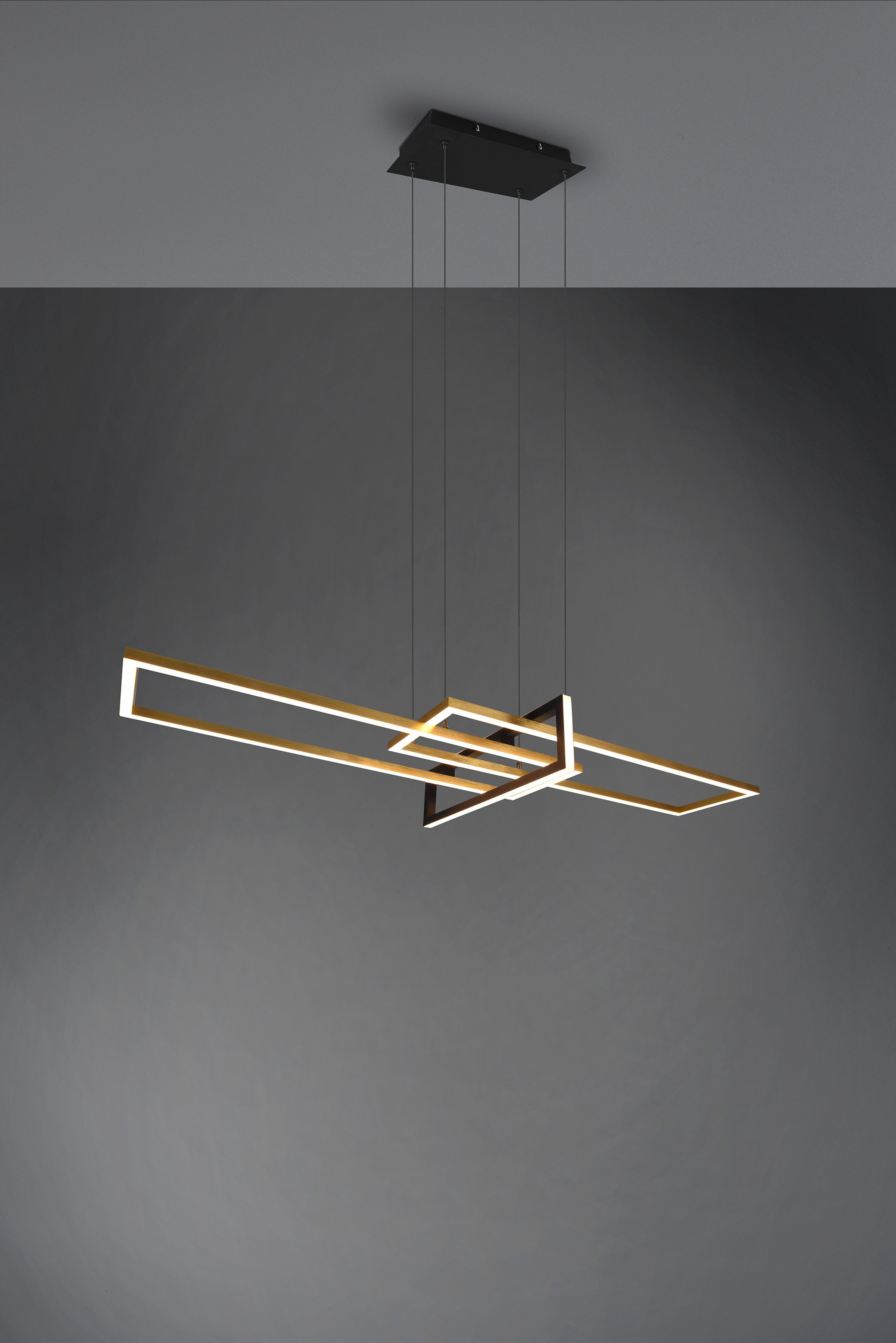 TRIO Leuchten LED Pendelleuchte »ALICA«, 1 flammig, Leuchtmittel LED-Modul | LED fest integriert, mit Switch Dimmer, über Wandschalter dimmbar, Abhängung 150 cm
