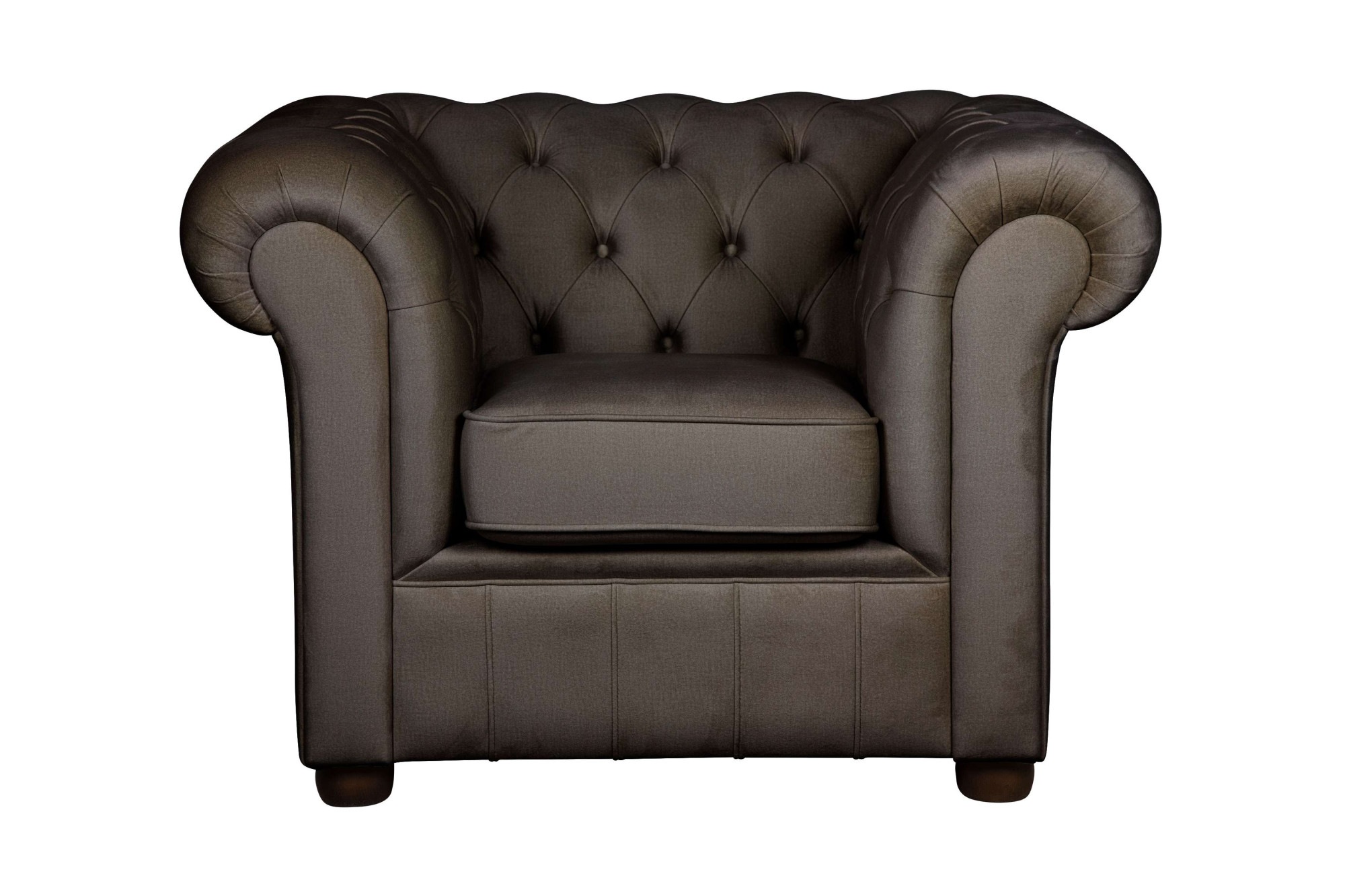 Home affaire Sessel »CHARENTE, Chesterfield, Wellenfederung, Maße B/T/H: 105/89/74 cm«, mit edler Knopfheftung und typischen Armlehnen