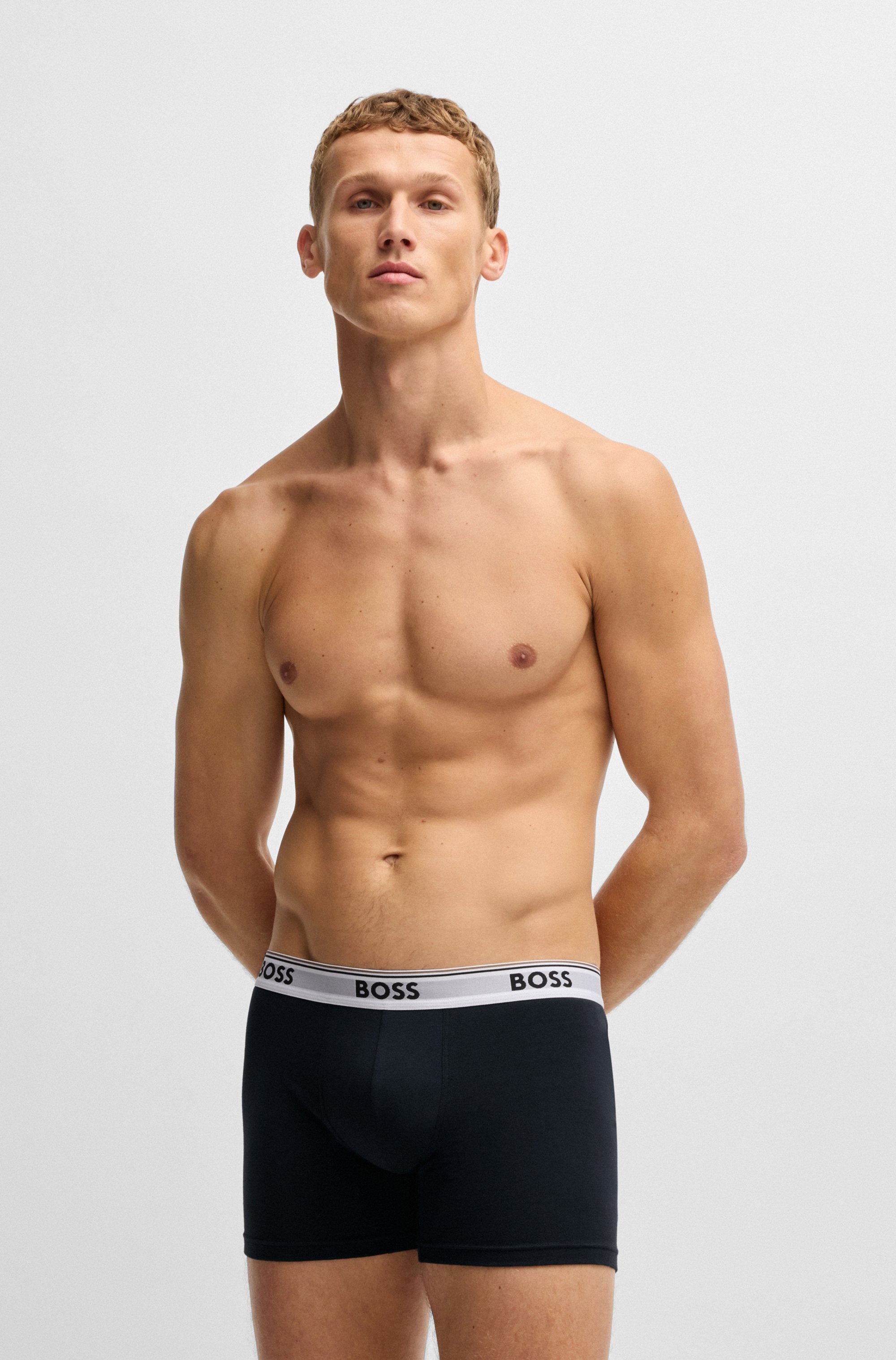 BOSS Boxershorts »BoxerBr 3P Power«, (3 St.)