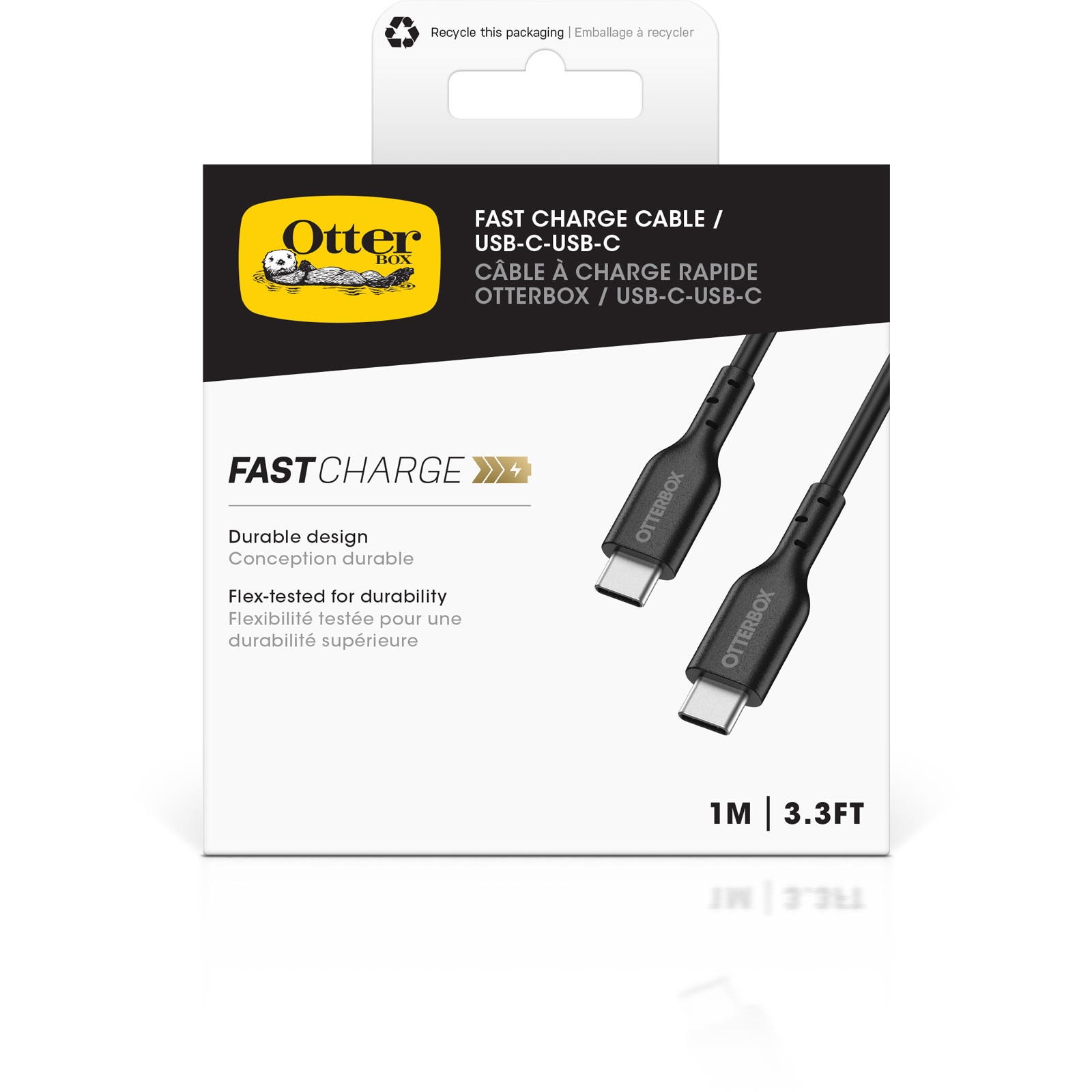Otterbox USB-Kabel »Standard USB-C zu USB-C PD-Kabel 1m« USB Typ C 100 cm