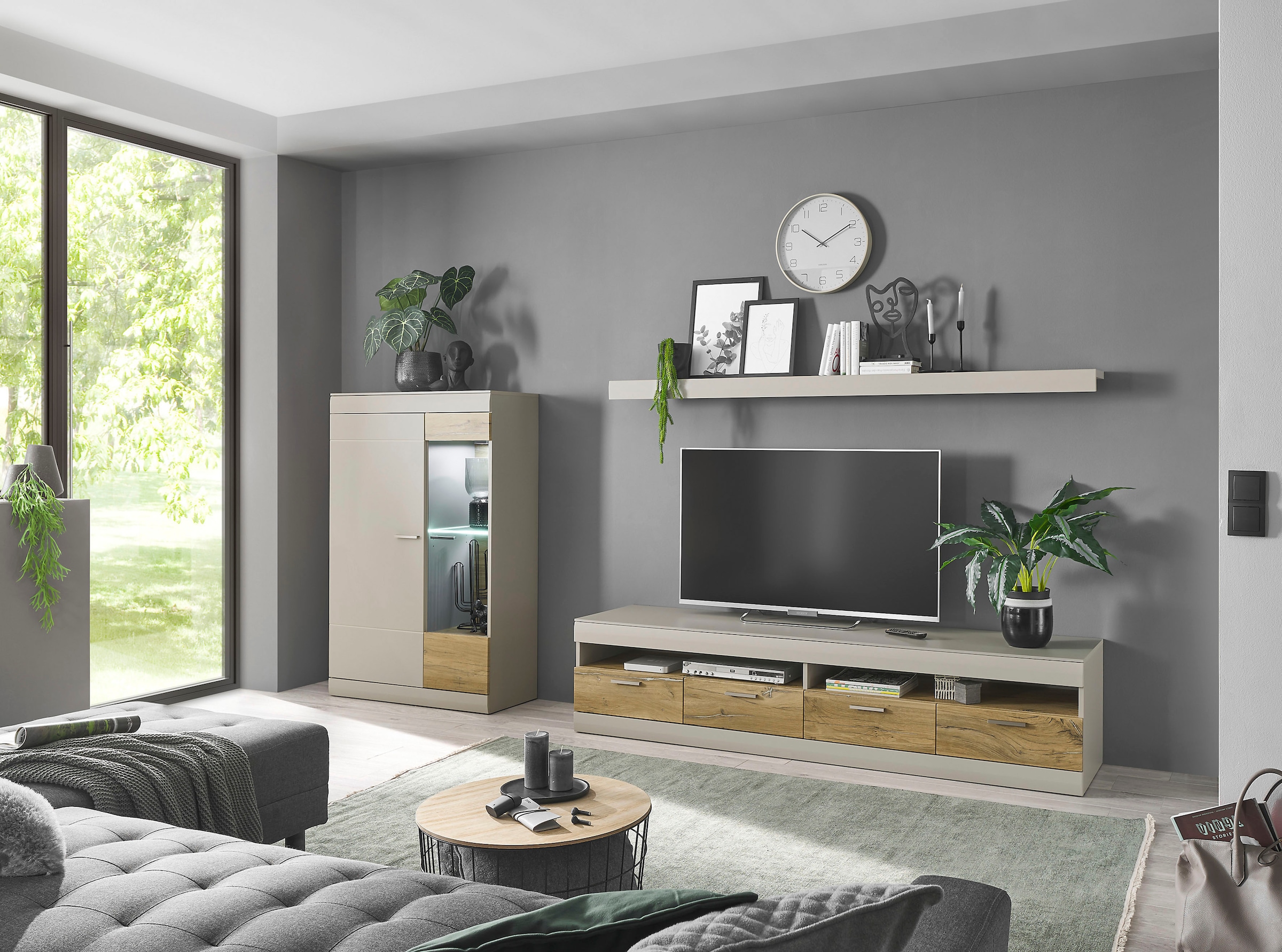 INOSIGN Wandregal »SCARA«, modernes Design in trendiger Farbe, Breite 200 cm